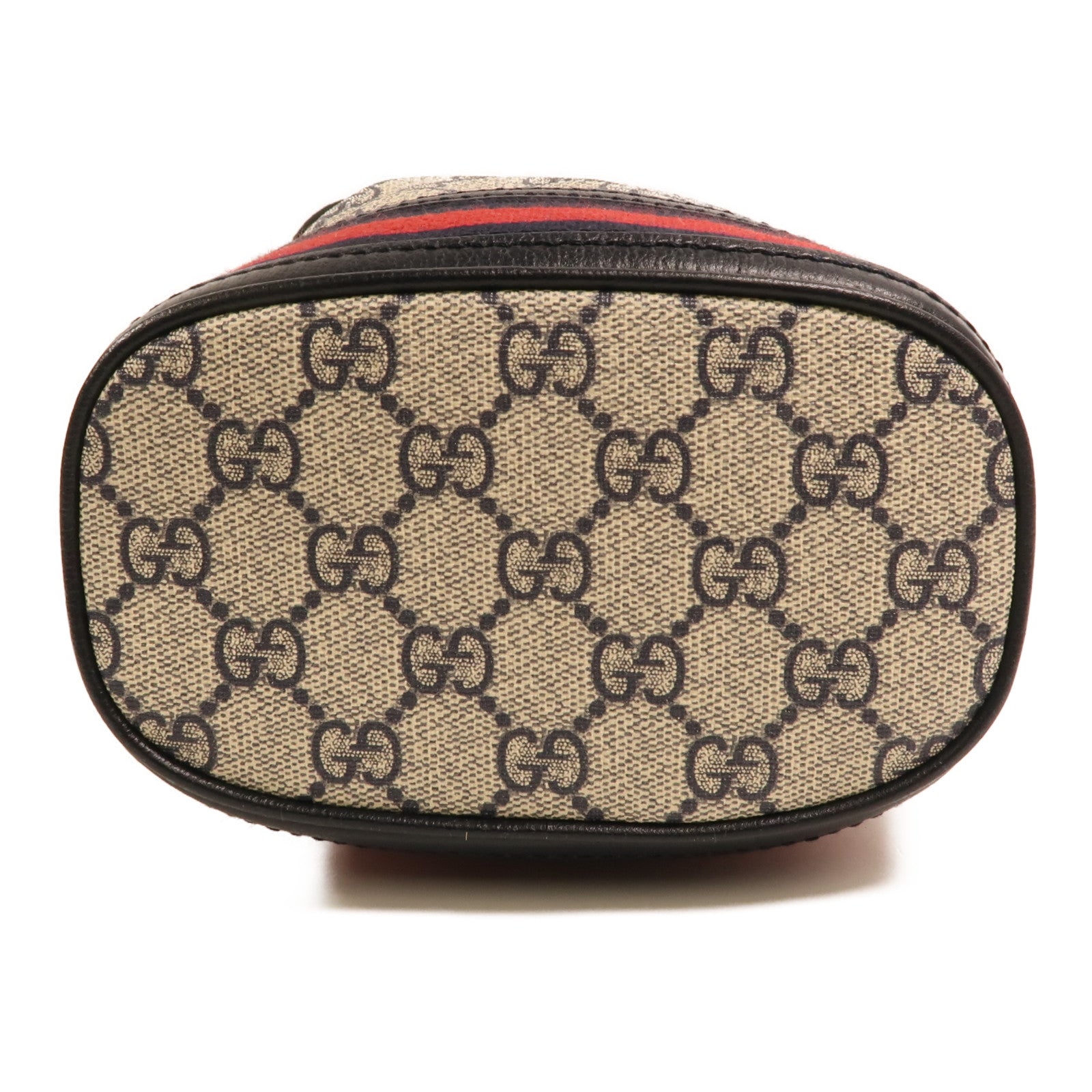 GUCCI 塗層帆布Ophidia GG Mini Bucket Bag銀扣肩背袋