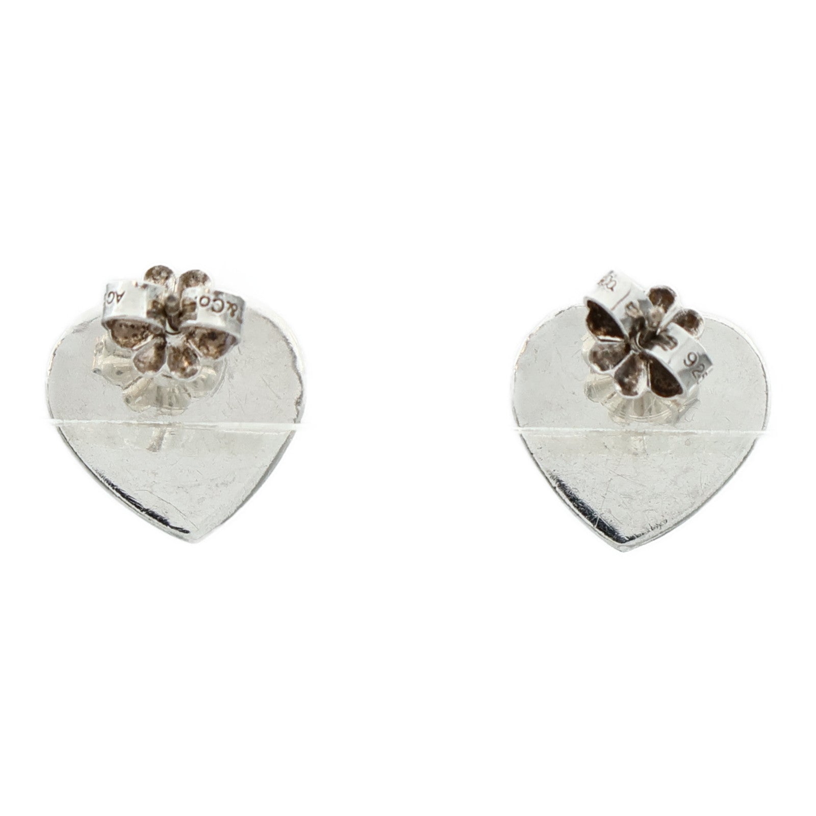 TIFFANY＆CO 925純銀Heart Earrings耳環