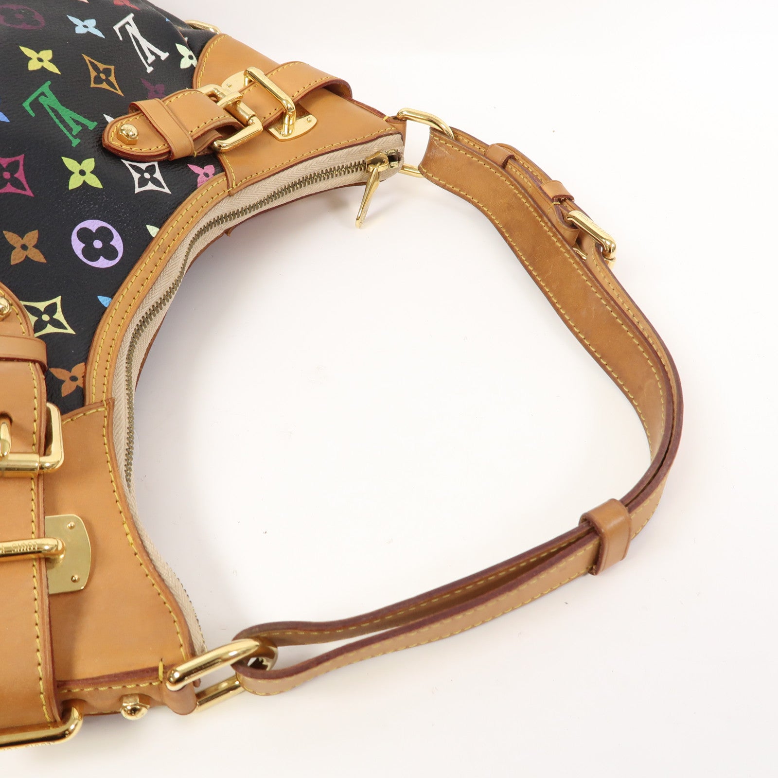 LOUIS VUITTON 【激減優惠】Monogram Multicolore Greta金扣肩背袋彩色