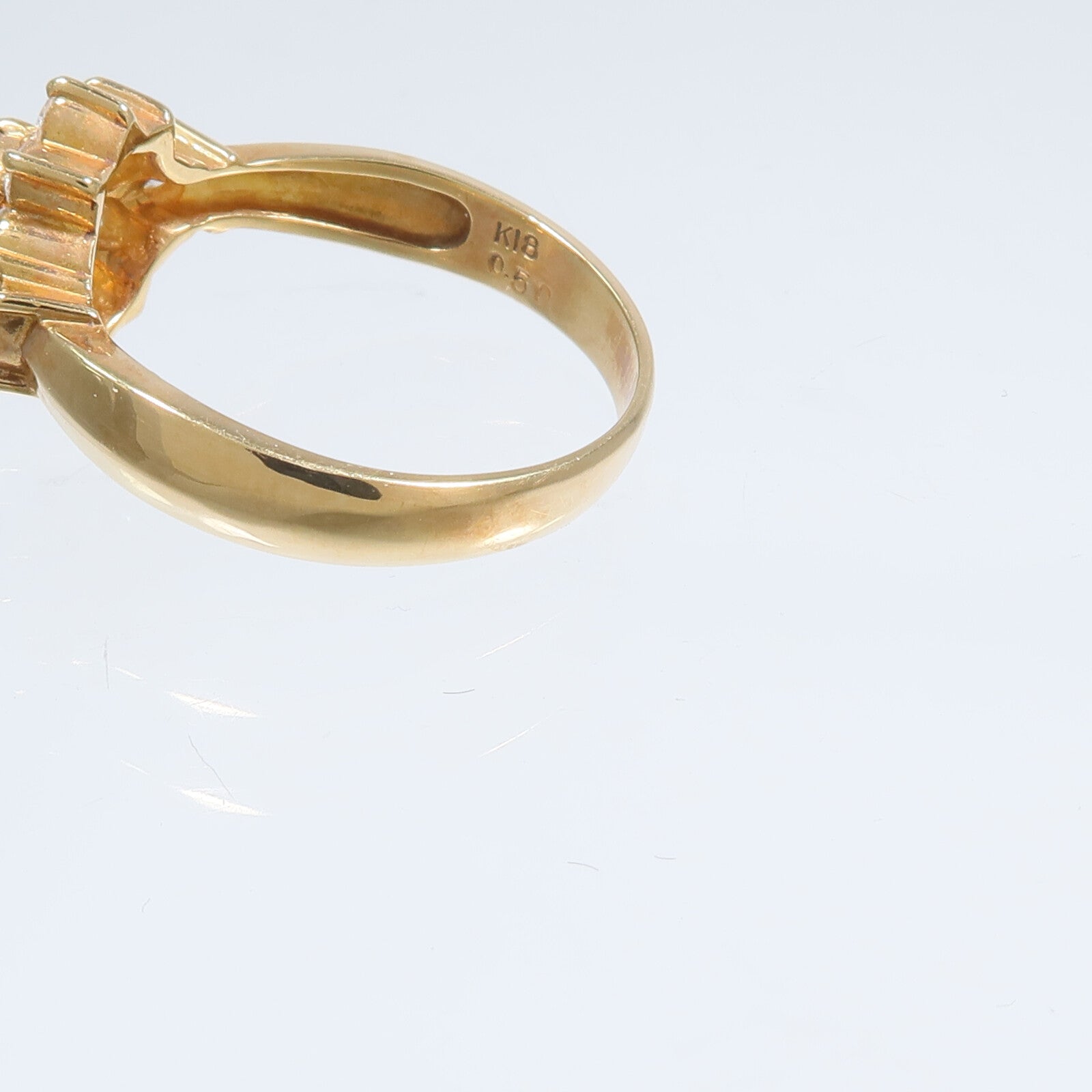 JEWELRY 18K黃金Sapphire Diamond Ring藍寶石/鑽石戒指