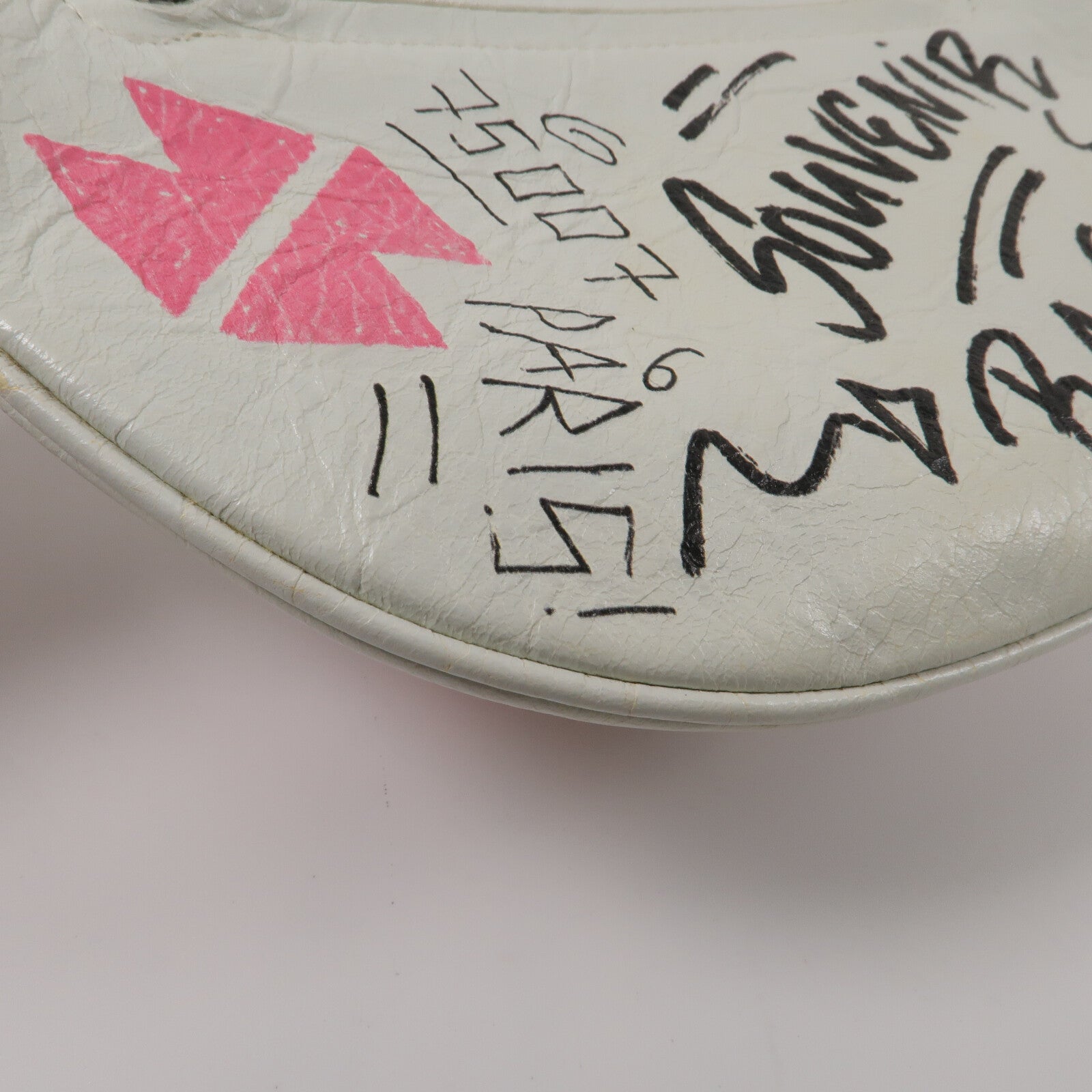 BALENCIAGA 牛皮皮革Souvenir Graffiti Belt Bag腰包