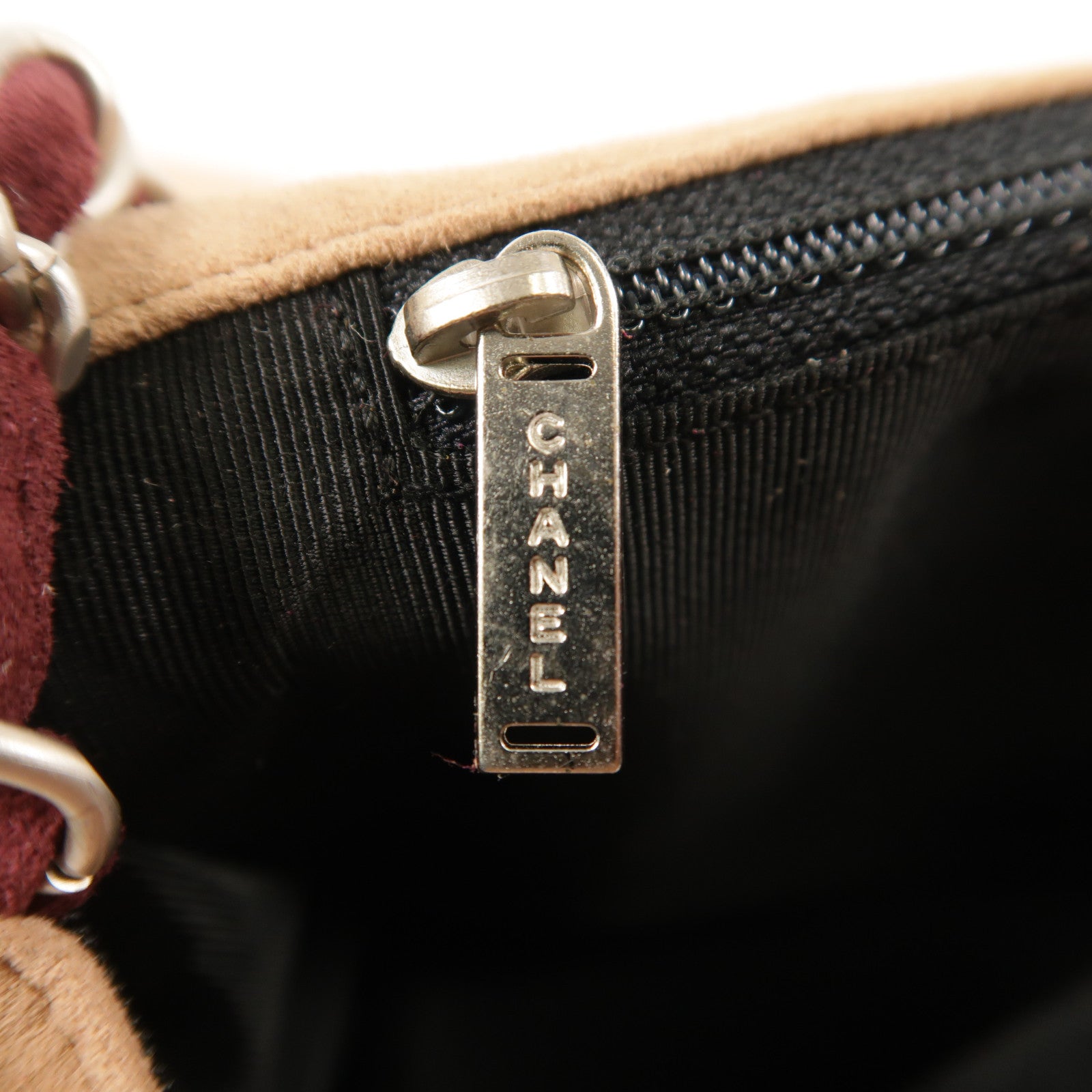 CHANEL CC SHW 2.55 Chain Shoulder Bag Suede Multicolor