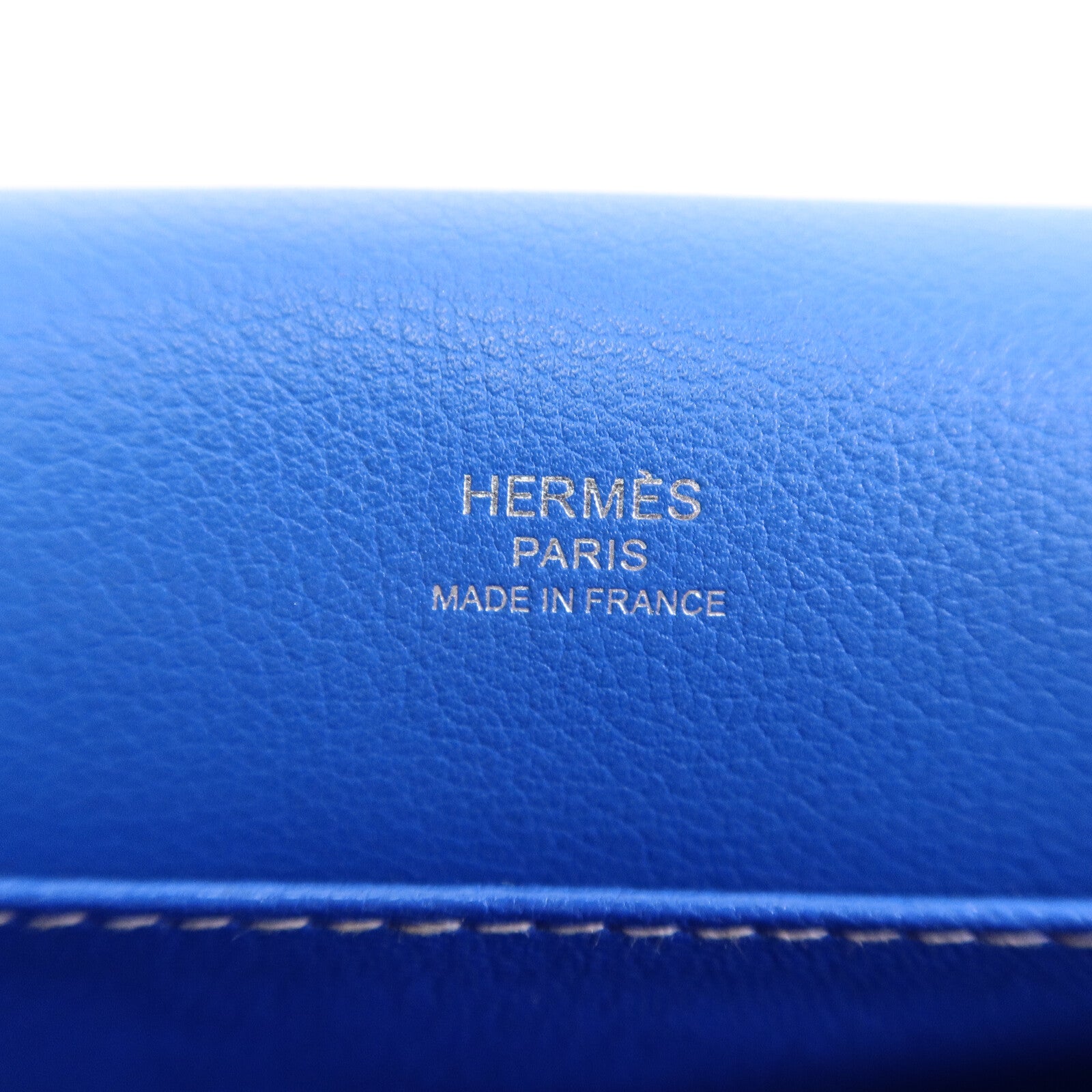 HERMES Evercolor皮革Roulis 23肩背袋Bleu Hydra