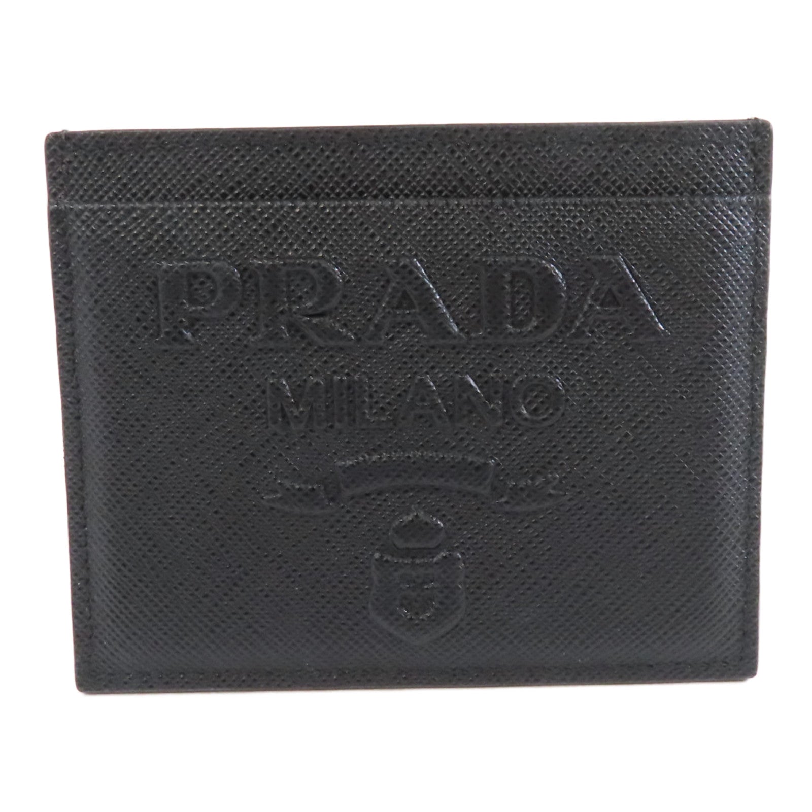 PRADA Saffiano皮革Card Case卡片套黑色