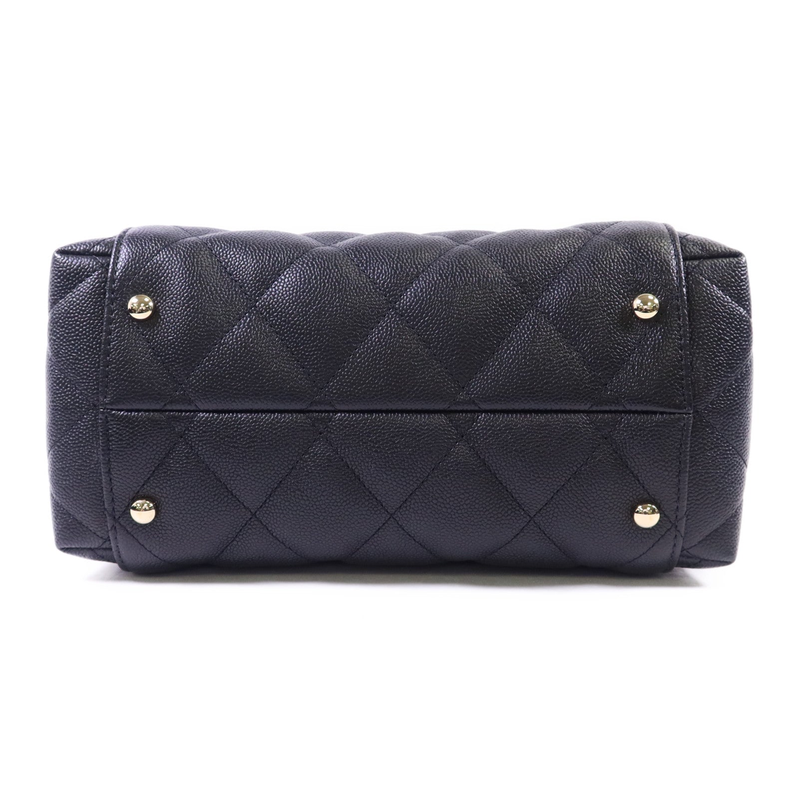 CHANEL 牛皮皮革Shoulder Tote金扣鏈帶肩背袋