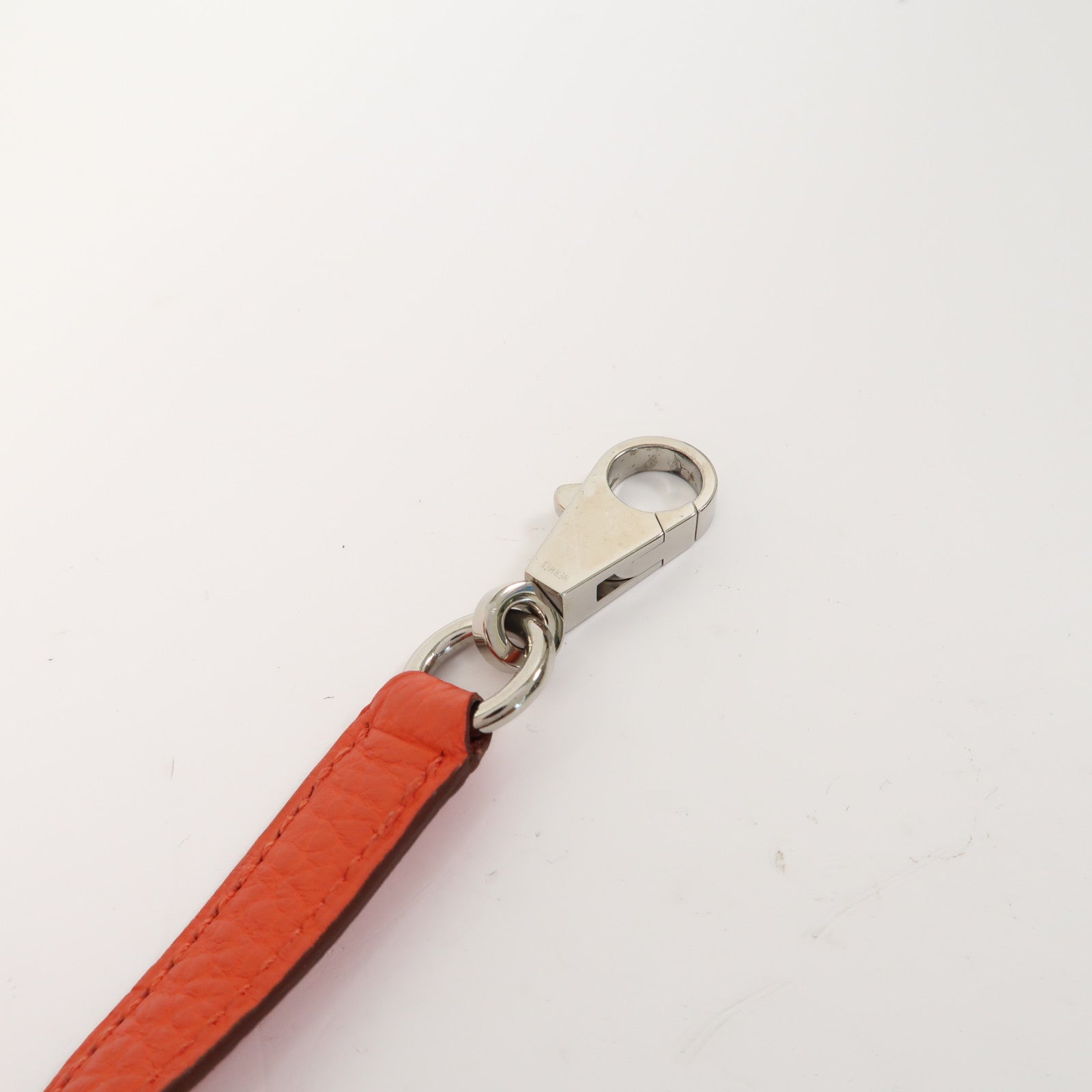 HERMES Togo皮革Kelly 28銀扣手挽肩背兩用袋番茄紅色