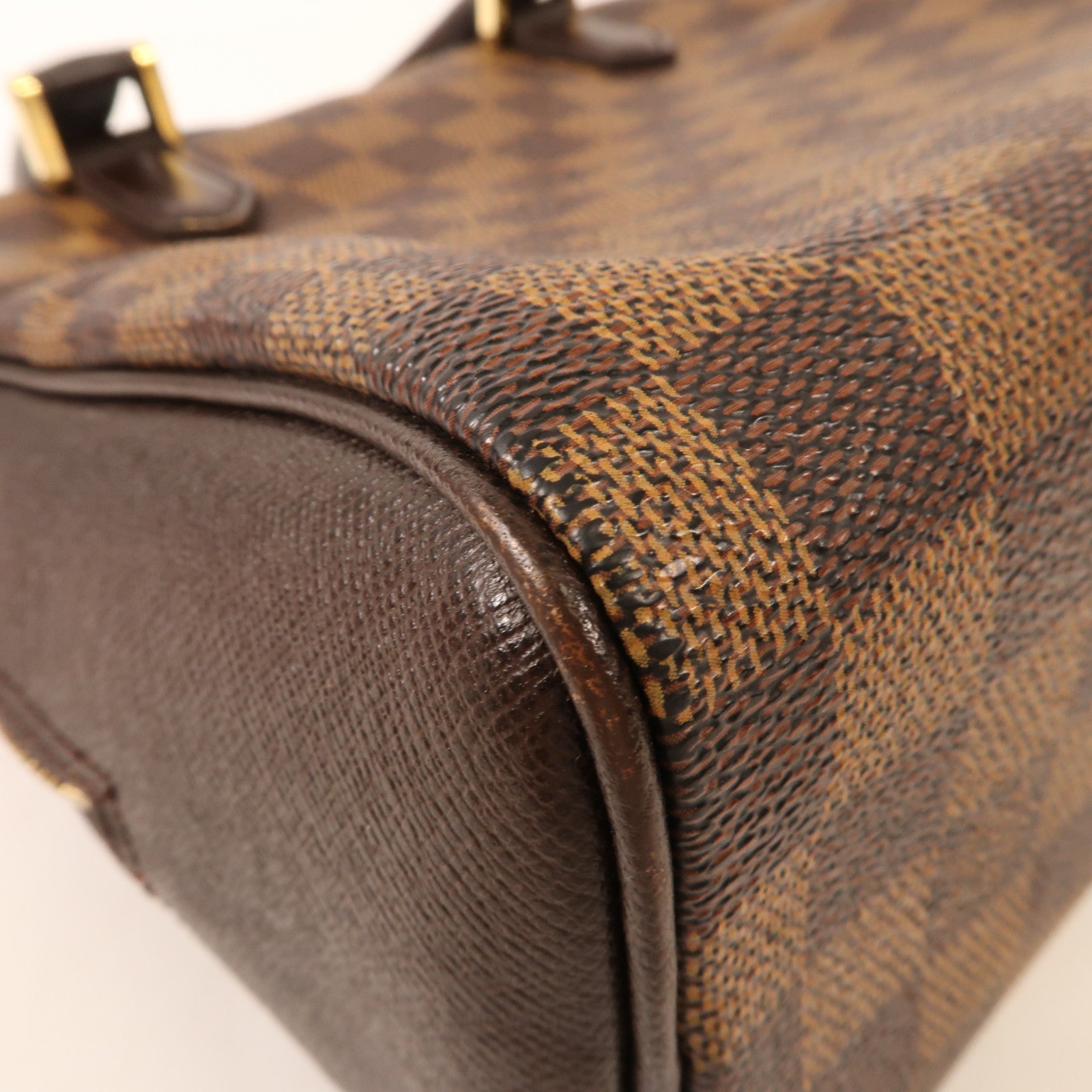 LOUIS VUITTON Damier Brera金扣手挽袋