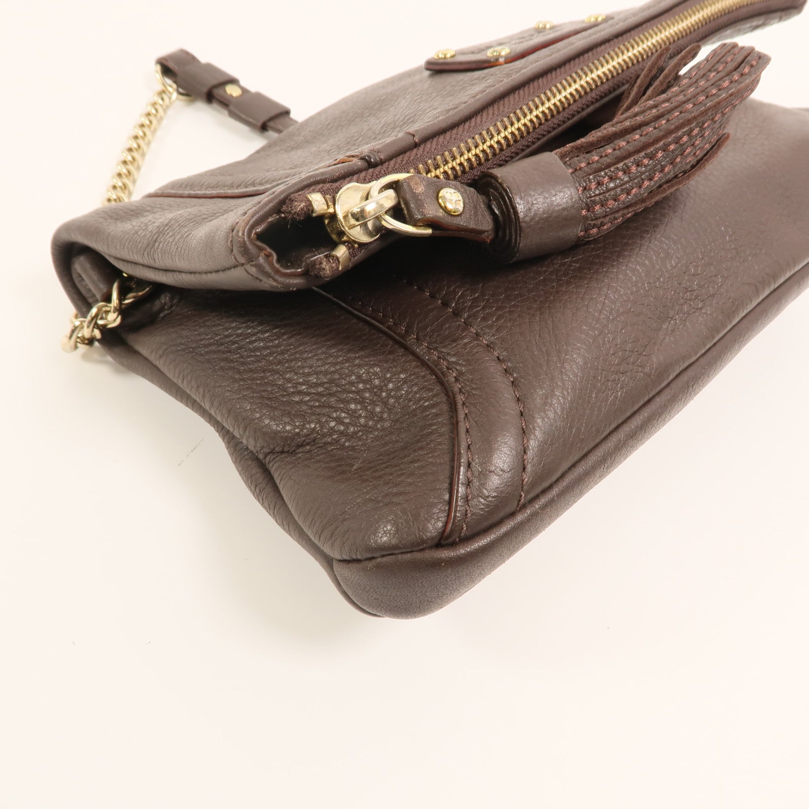 Kate Spade 牛皮皮革Shoulder Bag金扣鏈帶肩背袋
