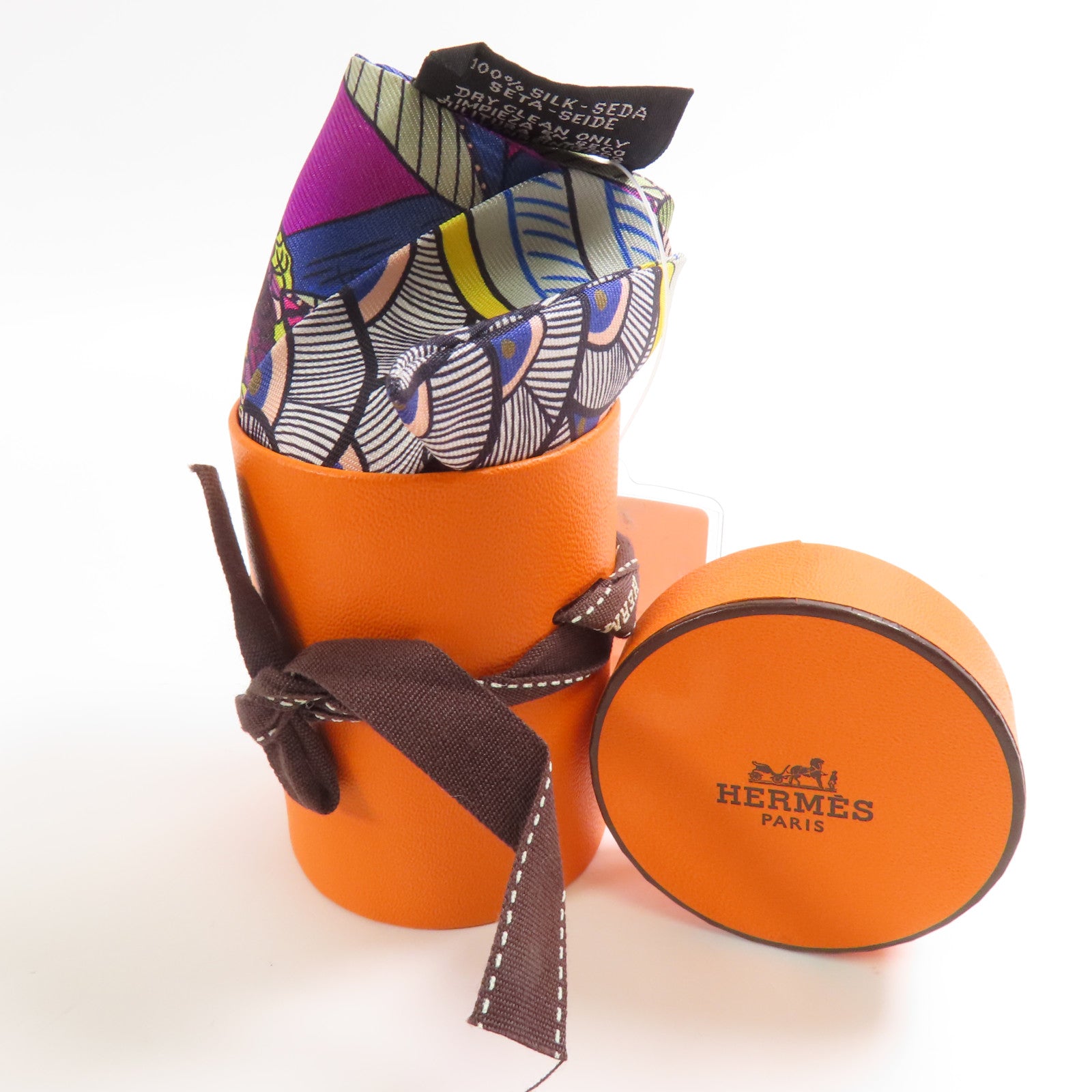 HERMES 絲質Twilly絲巾
