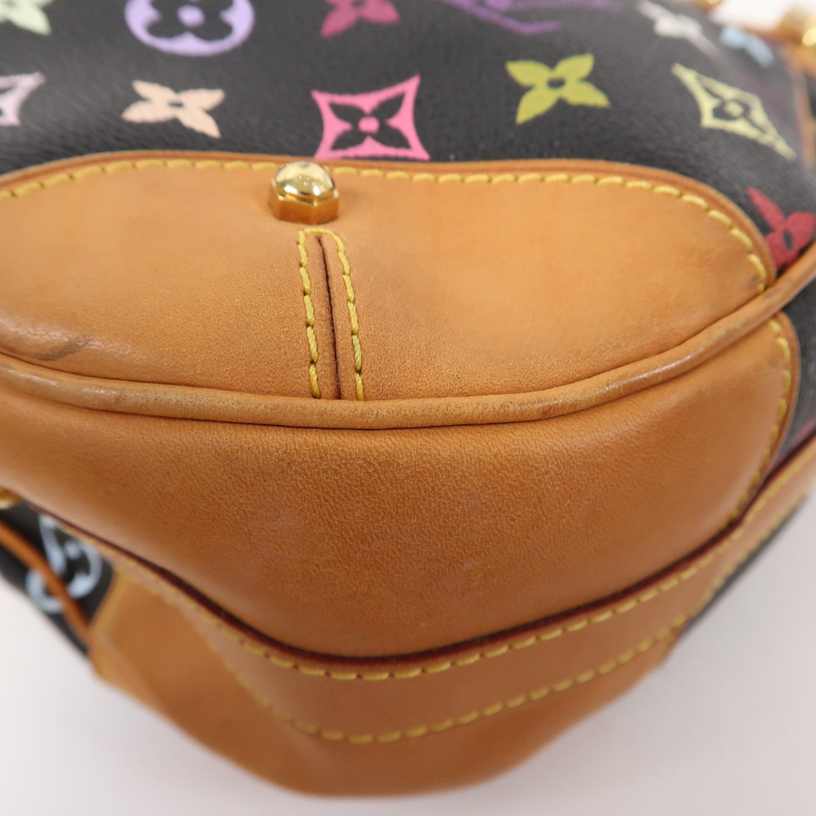 LOUIS VUITTON 【激減優惠】Monogram Multicolore Greta金扣肩背袋彩色