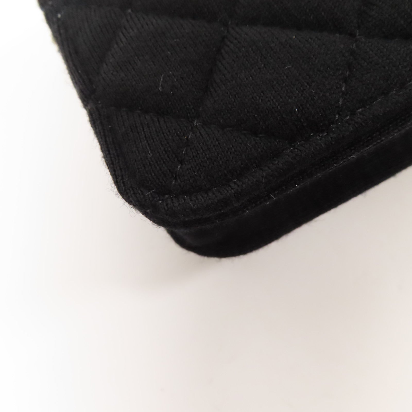 CHANEL 棉質Mini Chain Bag金扣鏈帶肩背袋