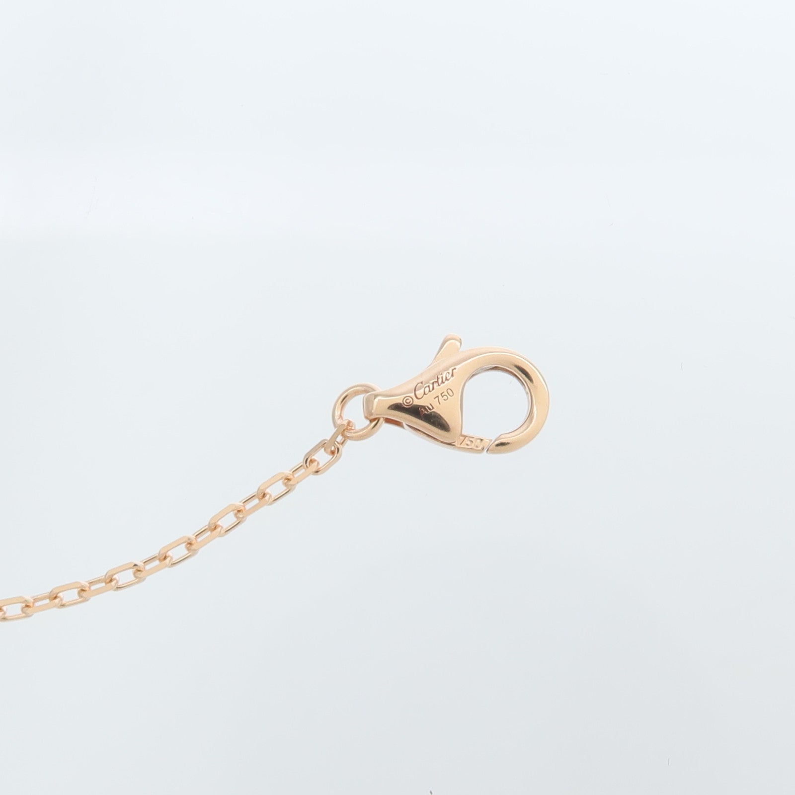CARTIER 18K玫瑰金D'Amour鑽石項鍊