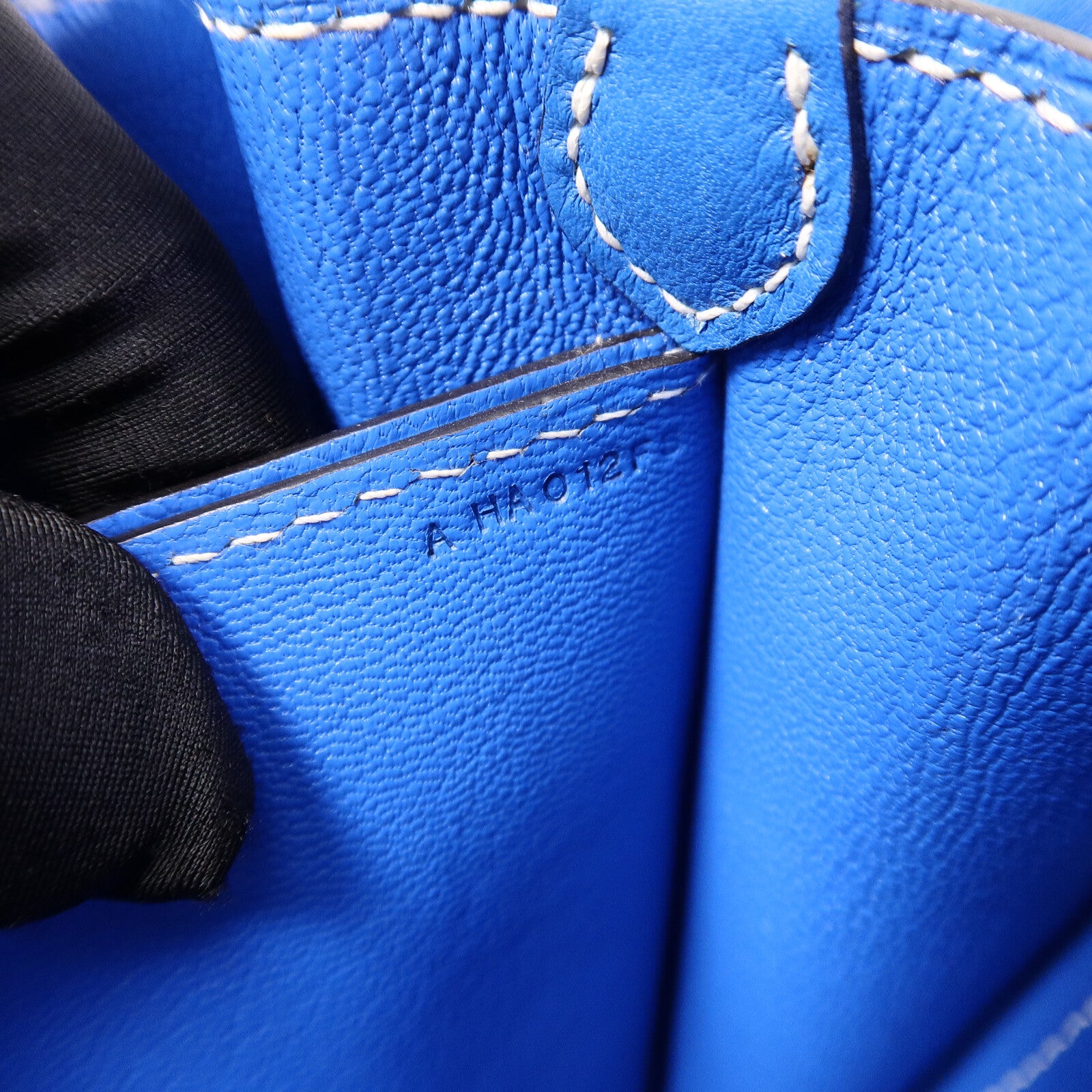 HERMES Evercolor皮革Roulis 23肩背袋Bleu Hydra