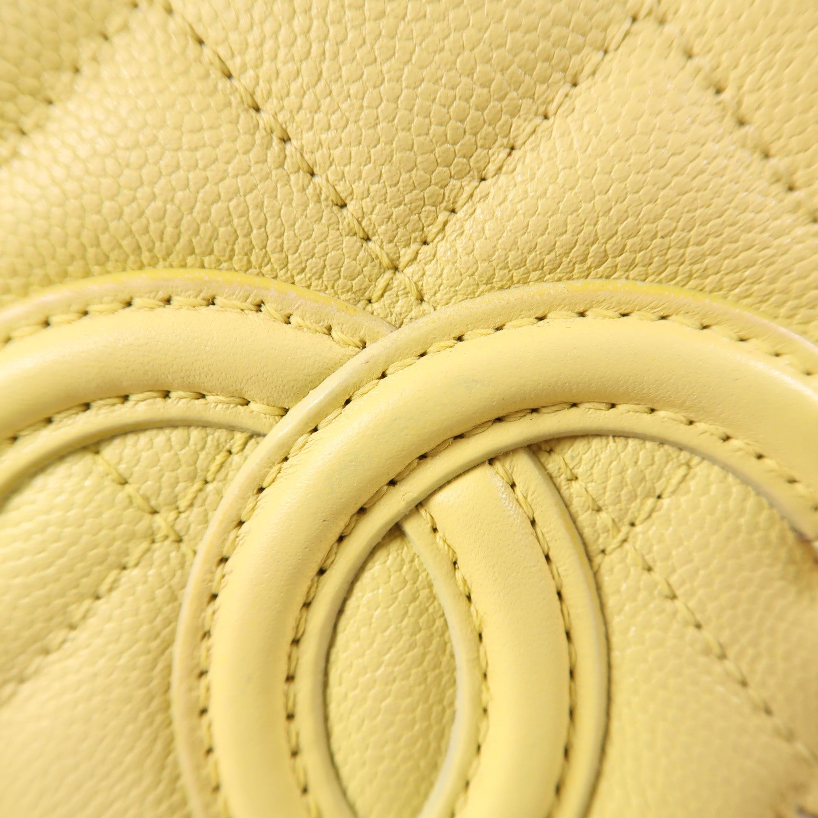 CHANEL 【激減優惠】牛皮皮革Vanity Case金扣鏈帶手挽肩背兩用袋