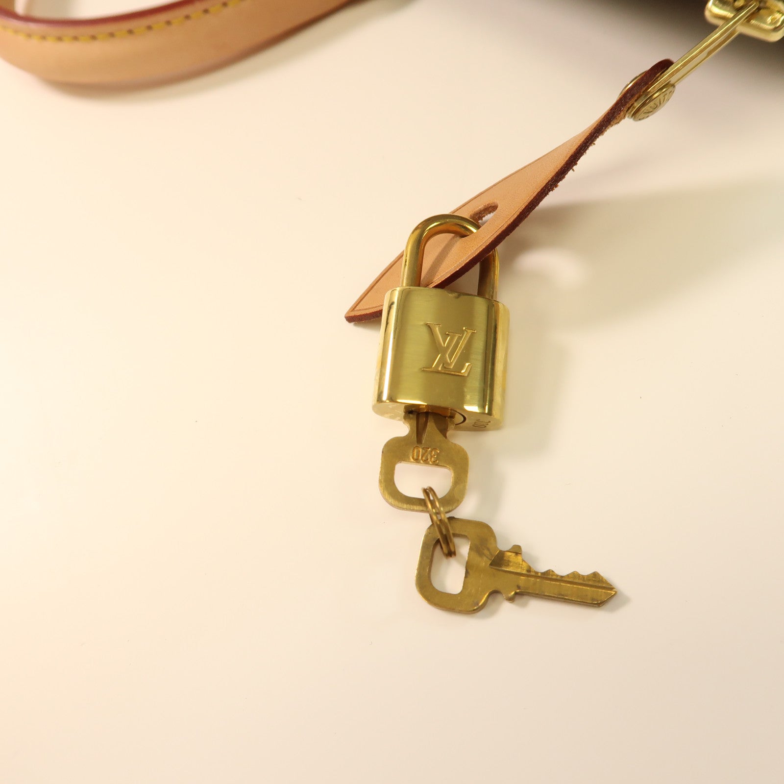 LOUIS VUITTON Monogram Speedy 35金扣手挽袋啡色
