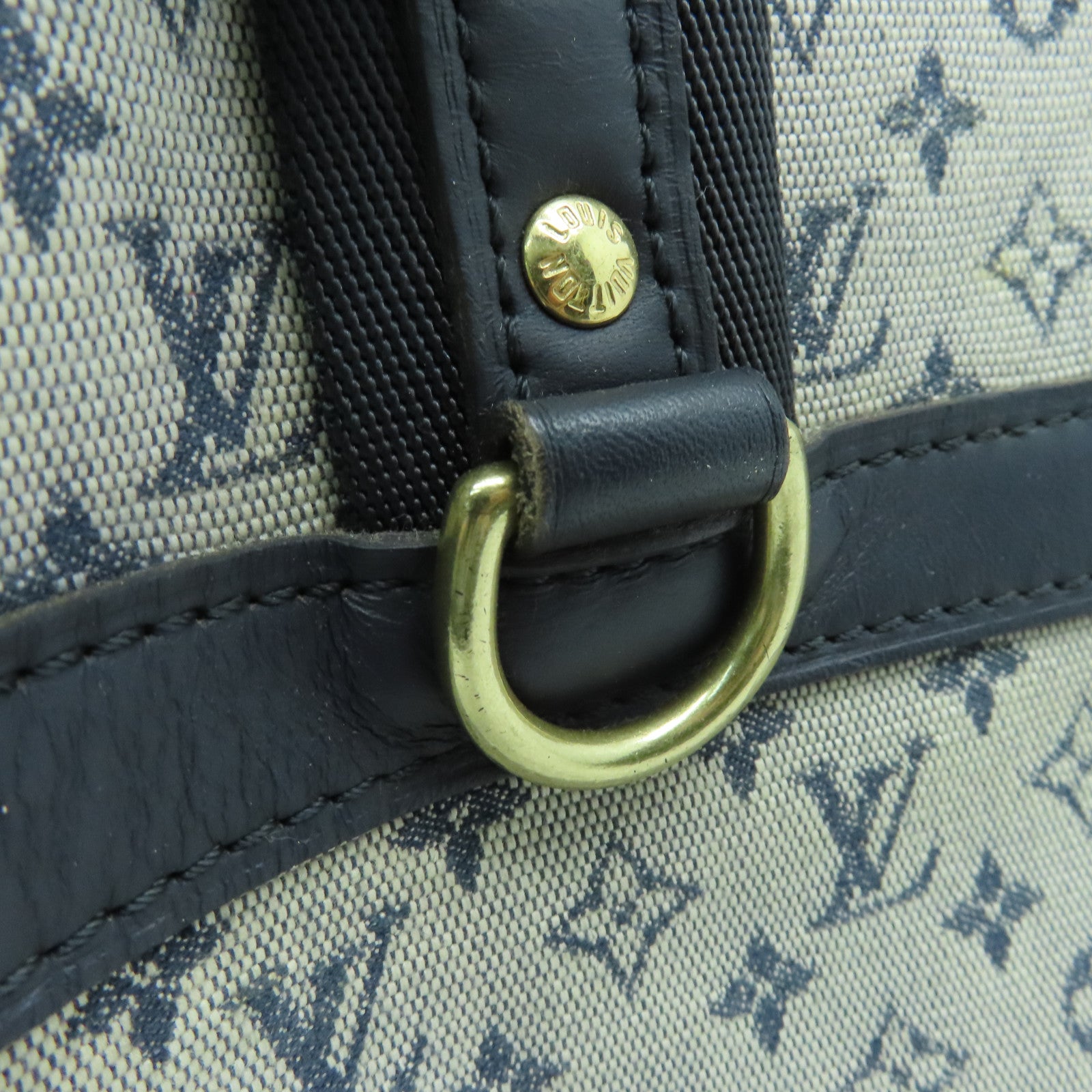 LOUIS VUITTON 【激減優惠】Monogram Mini Josephine GM金扣肩背袋灰色