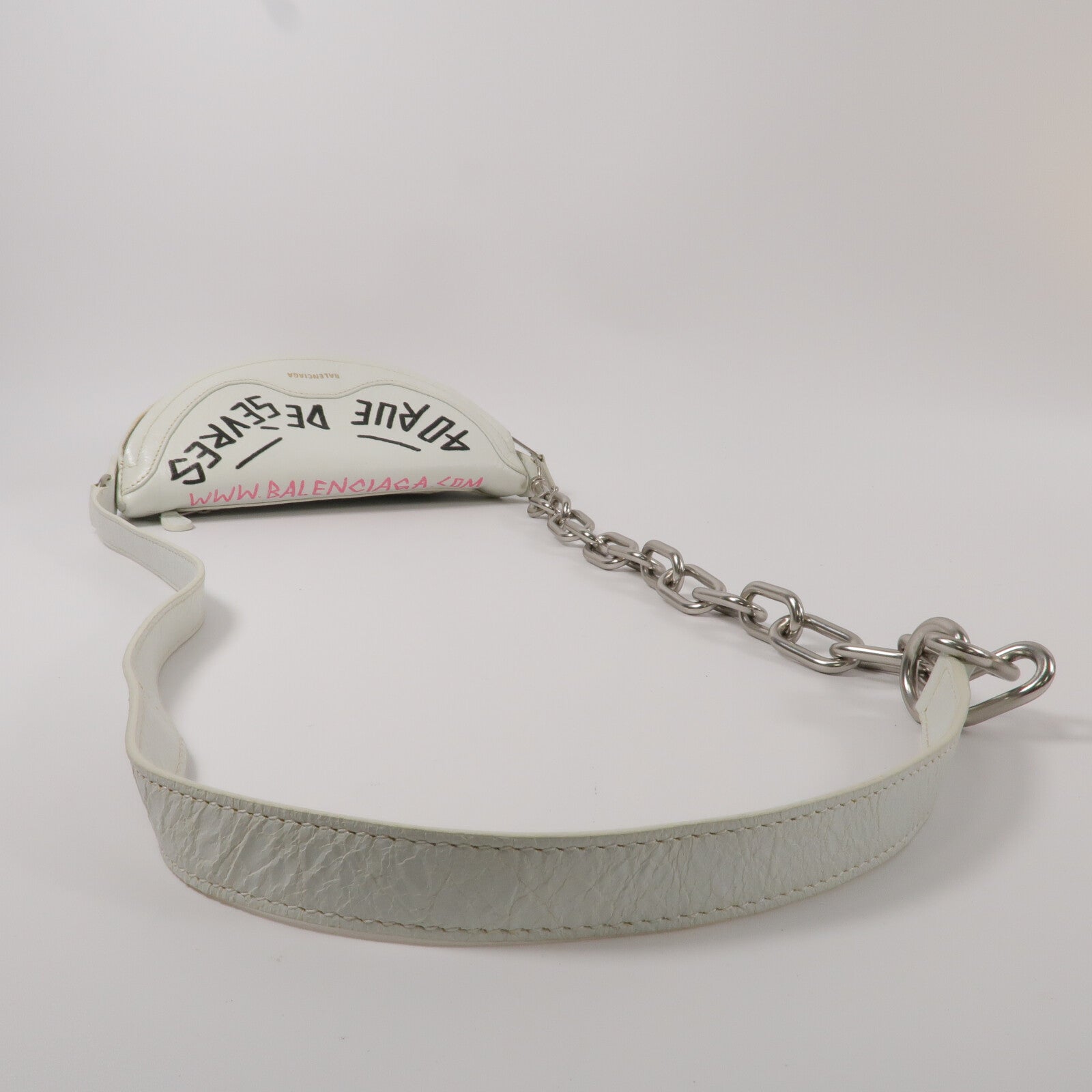 BALENCIAGA 牛皮皮革Souvenir Graffiti Belt Bag腰包