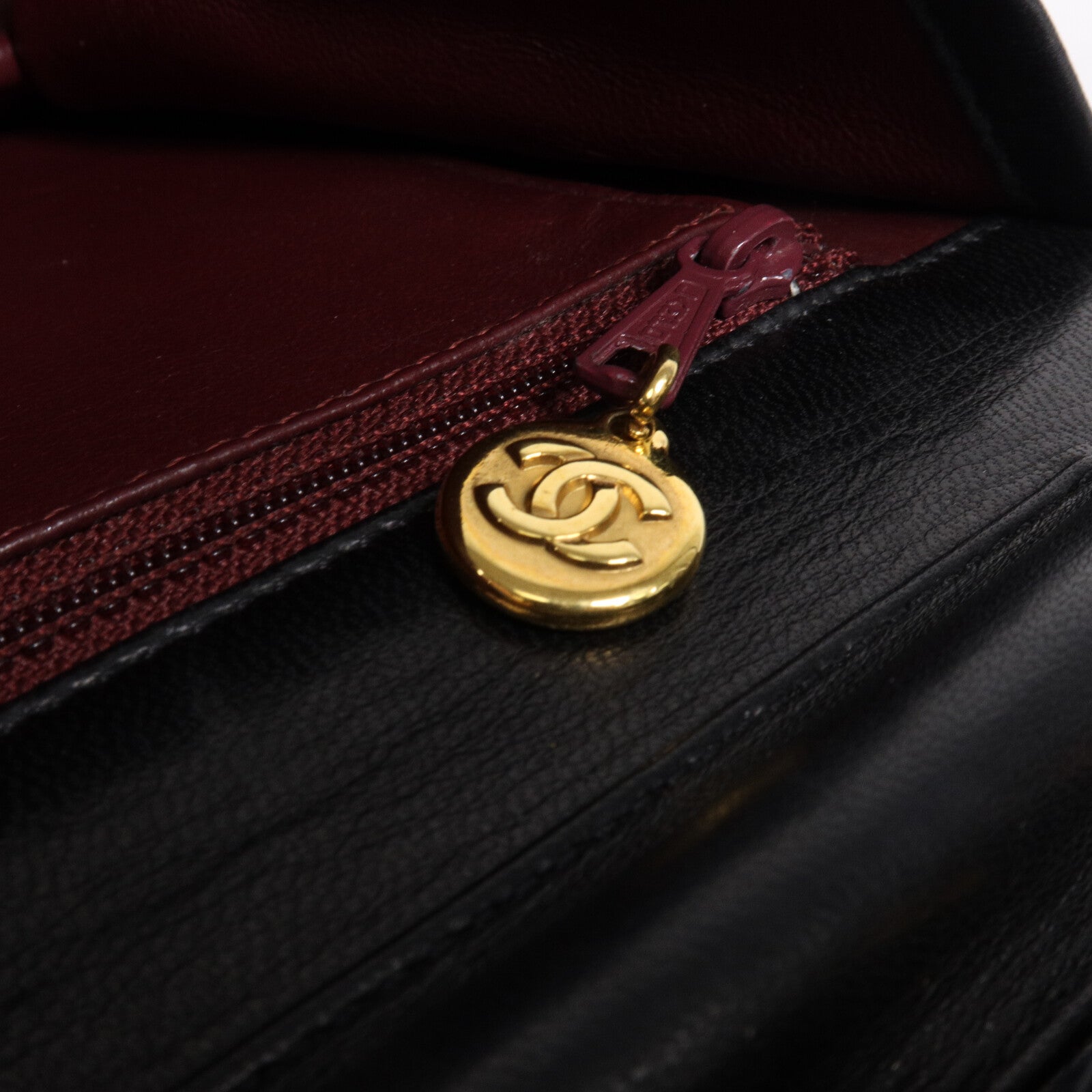 CHANEL 羊皮皮革Vintage Shoulder Bag鏈帶肩背袋