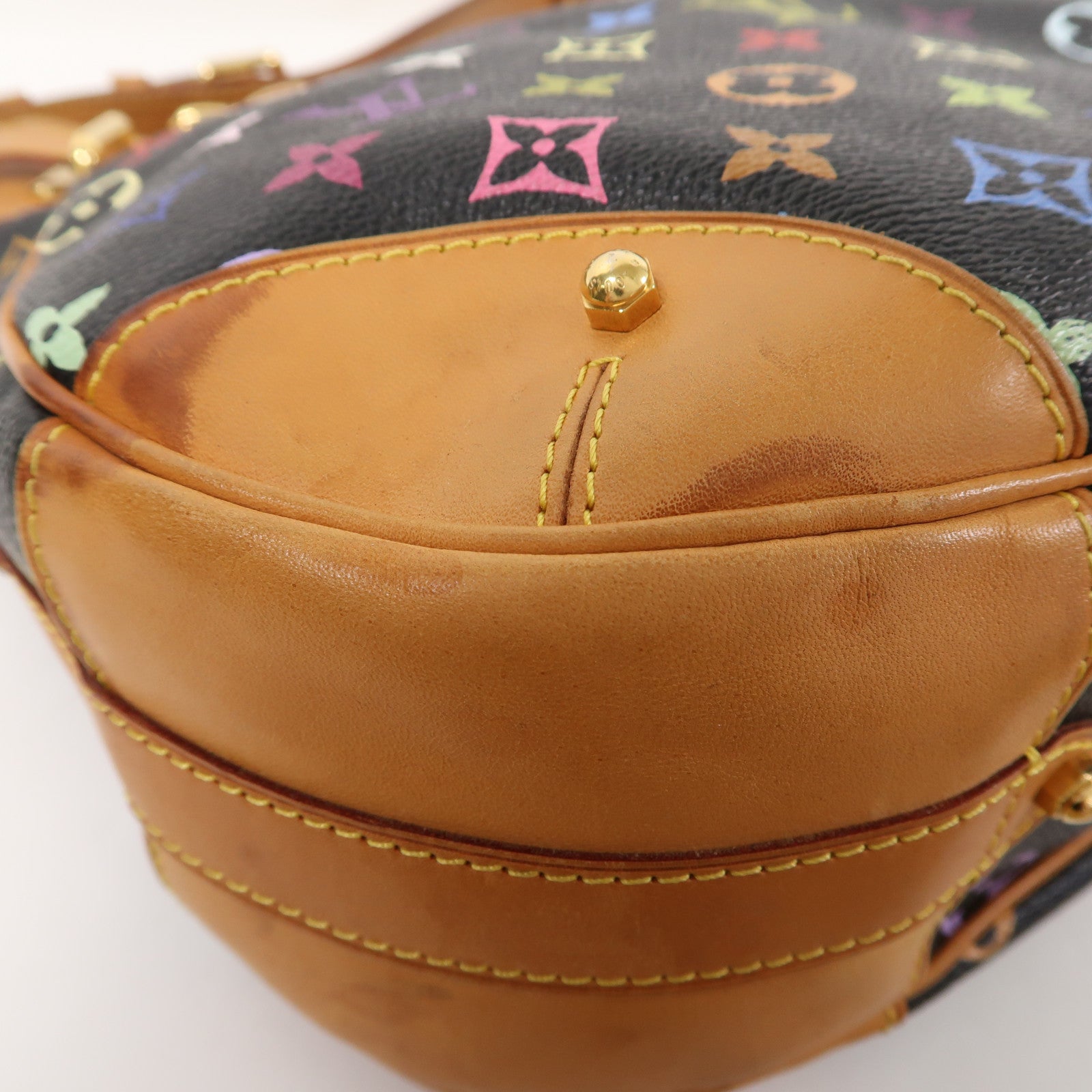 LOUIS VUITTON 【激減優惠】Monogram Multicolore Greta金扣肩背袋彩色