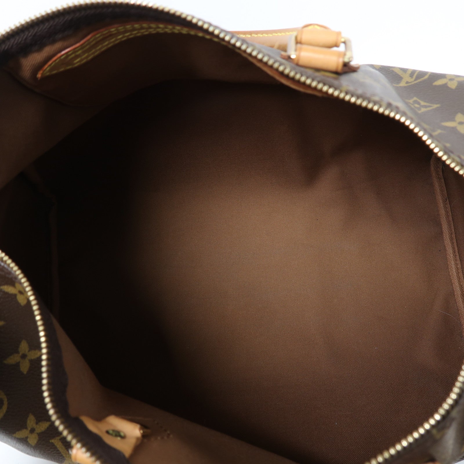 LOUIS VUITTON Monogram Speedy 35金扣手挽袋啡色