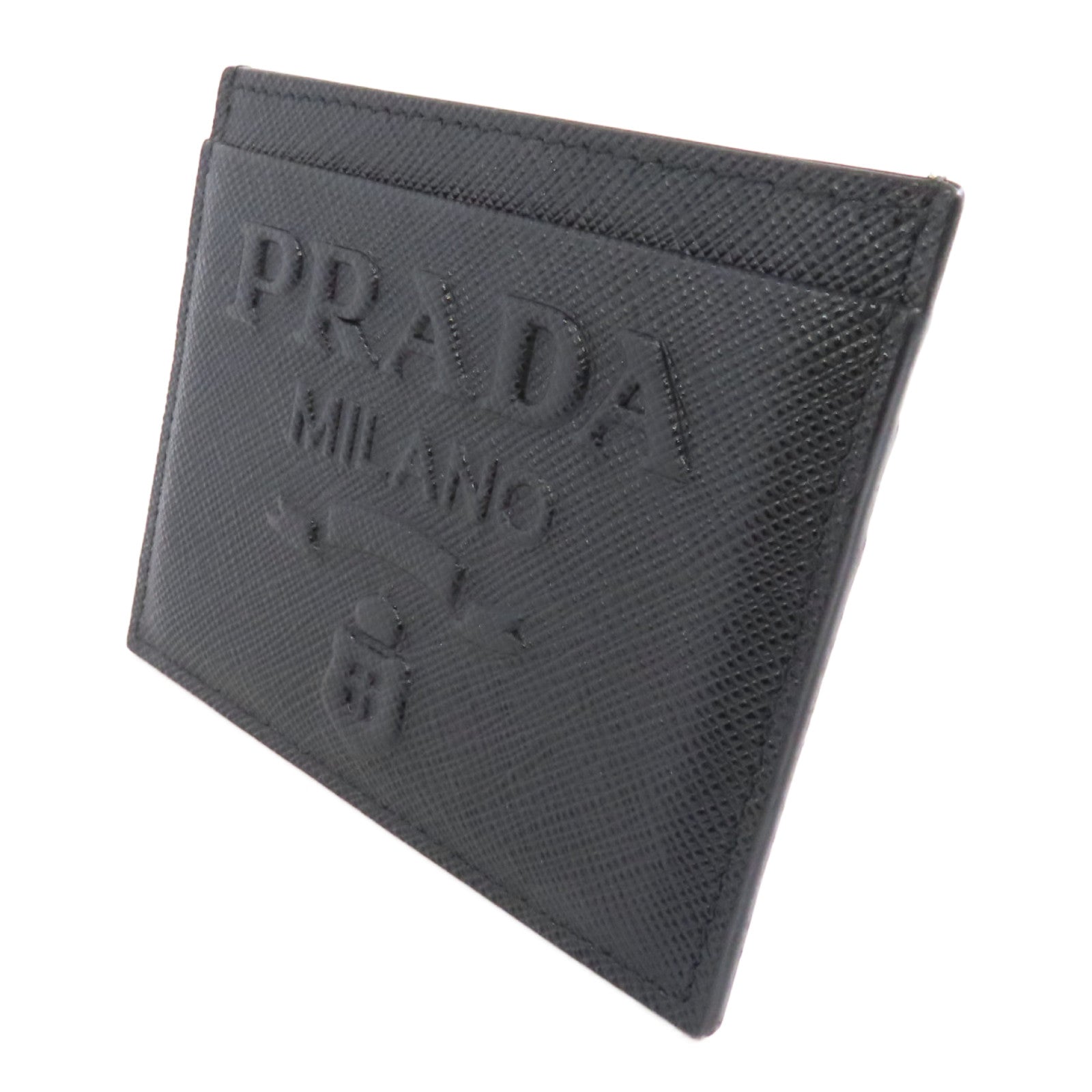 PRADA Saffiano皮革Card Case卡片套黑色