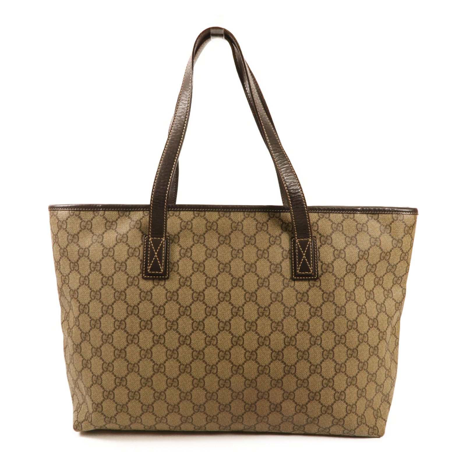 GUCCI 塗層帆布GG Tote Bag肩背袋