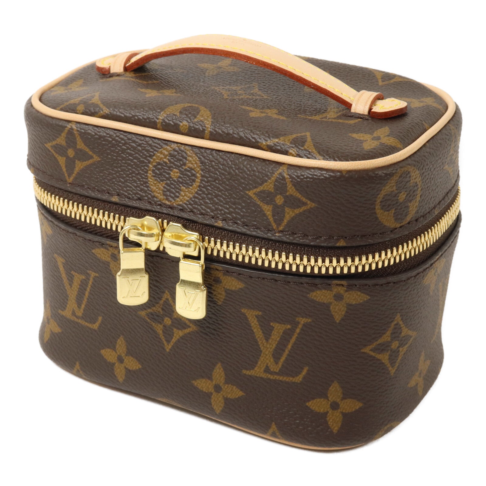 LOUIS VUITTON Monogram Nice Nano鏈帶手挽肩背兩用袋