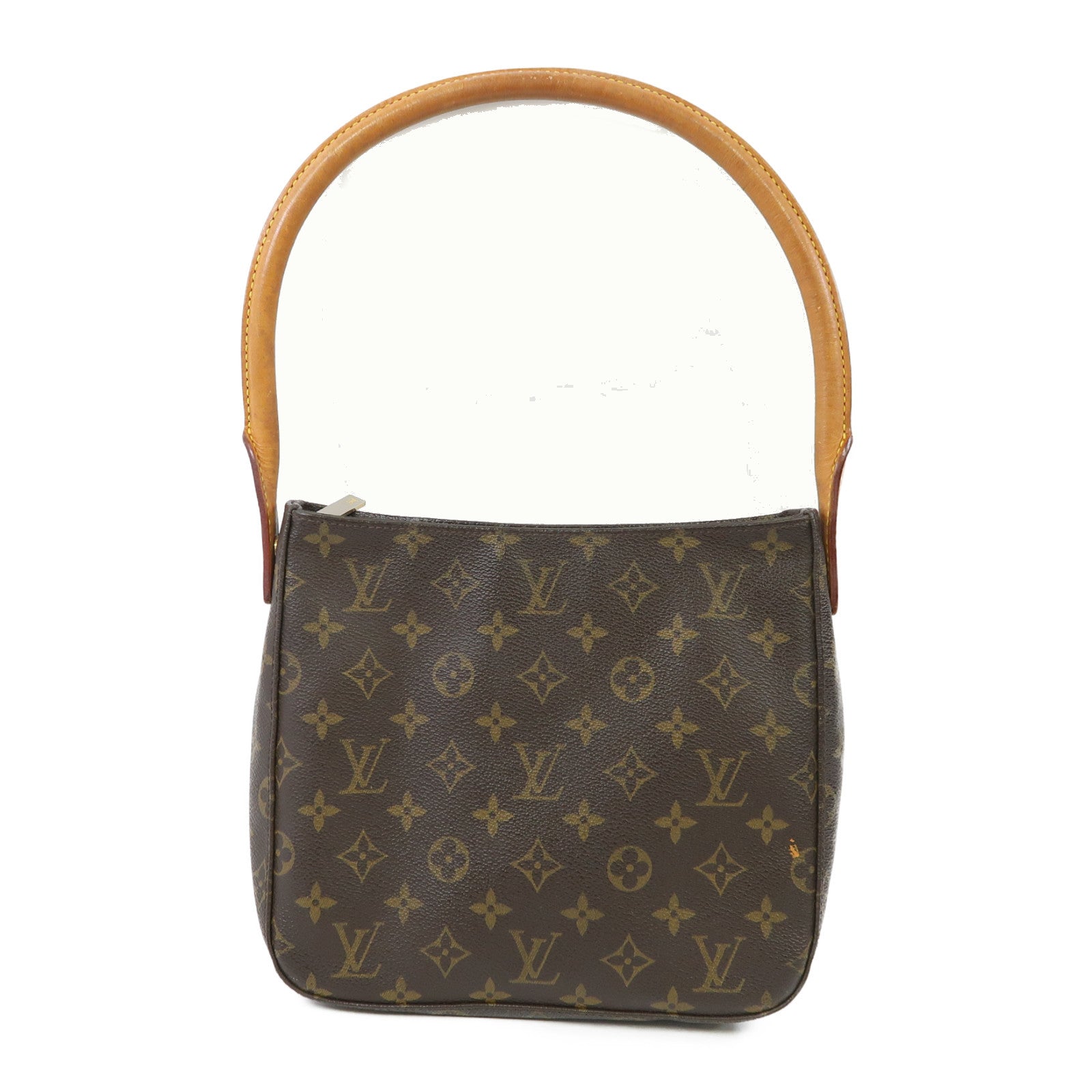 LOUIS VUITTON 【激減優惠】Monogram Looping MM金扣肩背袋啡色