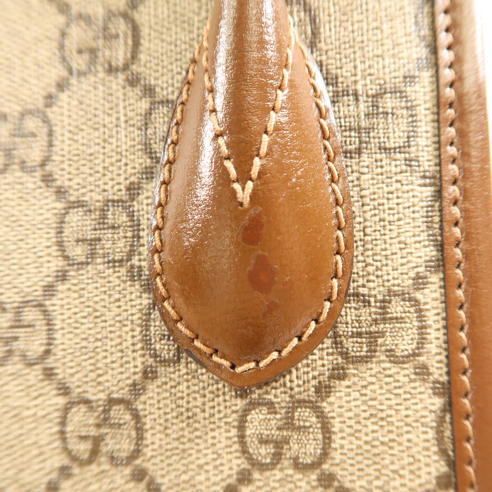 GUCCI 塗層帆布Interlocking G Mini Tote Bag金扣手挽肩背兩用袋