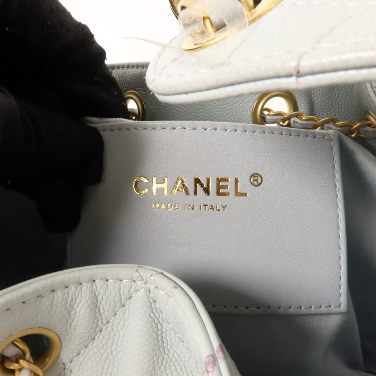 CHANEL 牛皮皮革Chanel 25 Small鏈帶肩背袋
