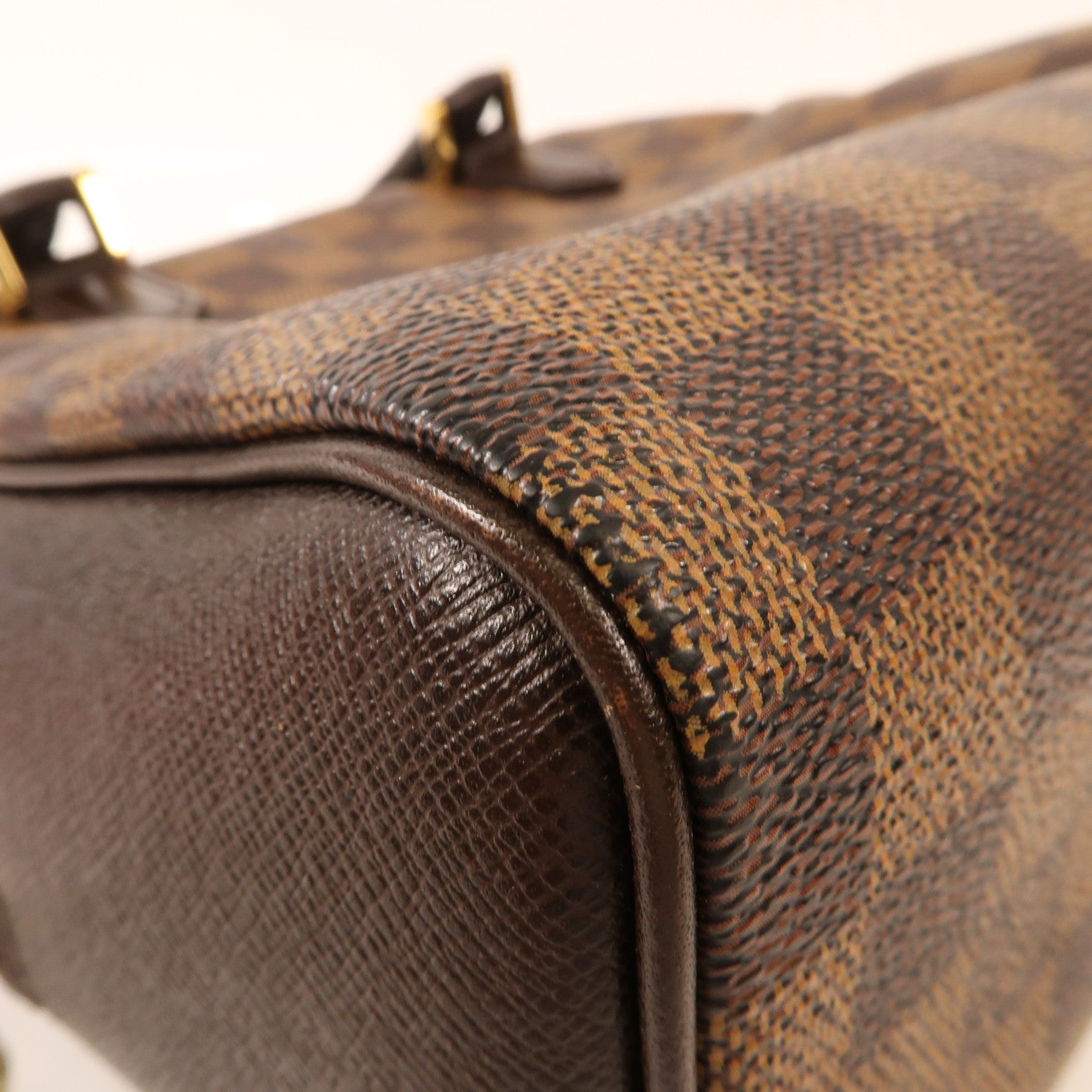 LOUIS VUITTON Damier Brera金扣手挽袋