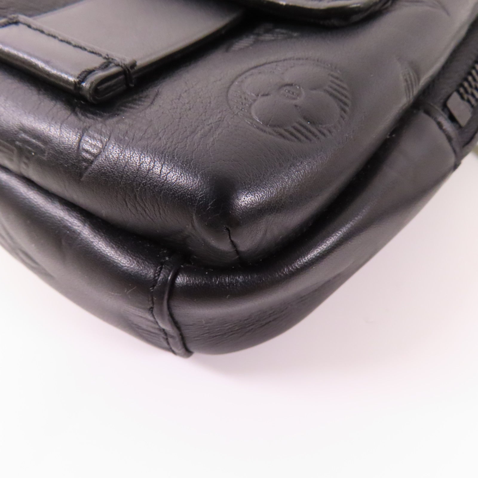 LOUIS VUITTON Monogram Shadow Double Phone Pouch NM肩背袋
