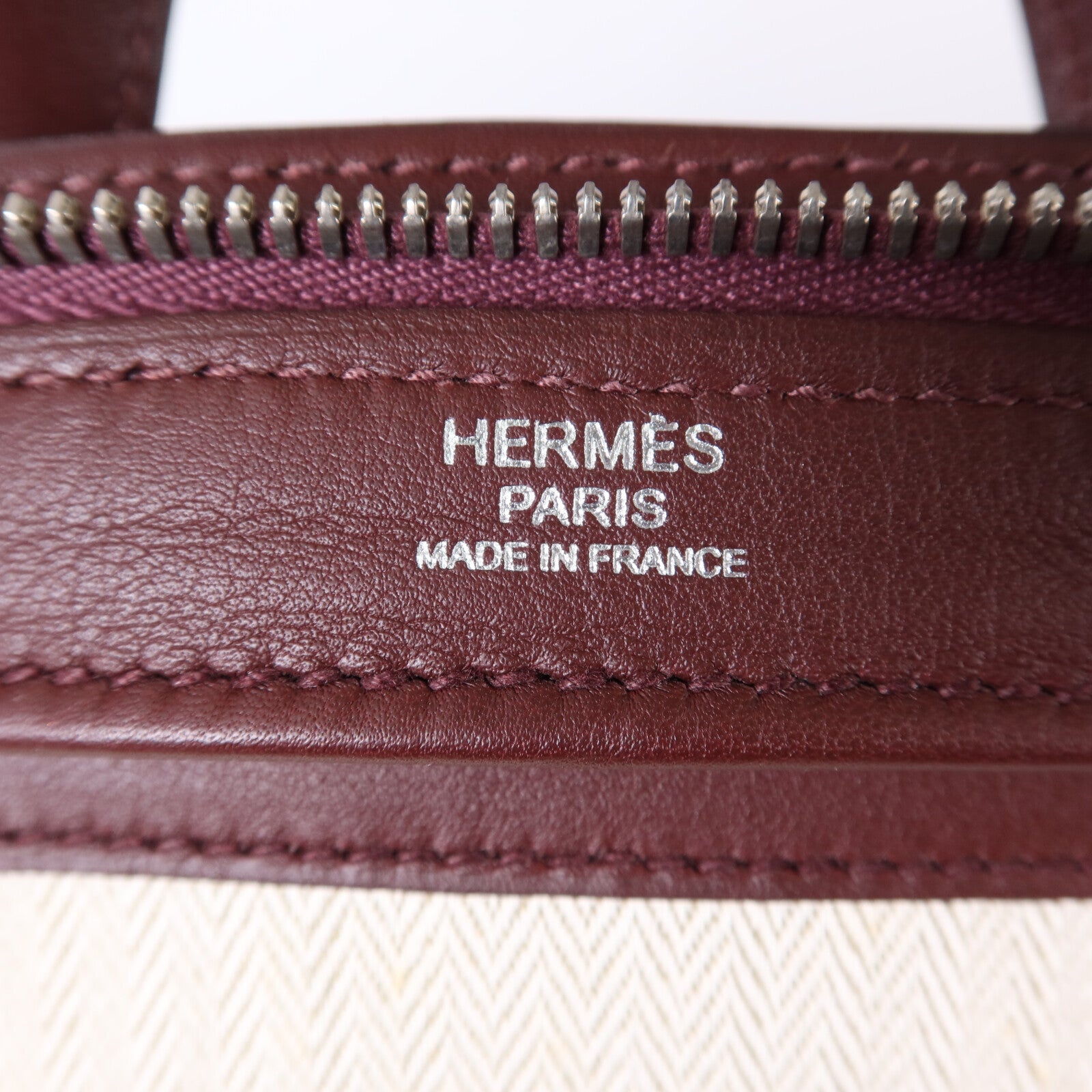 HERMES Evercolor皮革Cityback銀扣背包Blue/Red