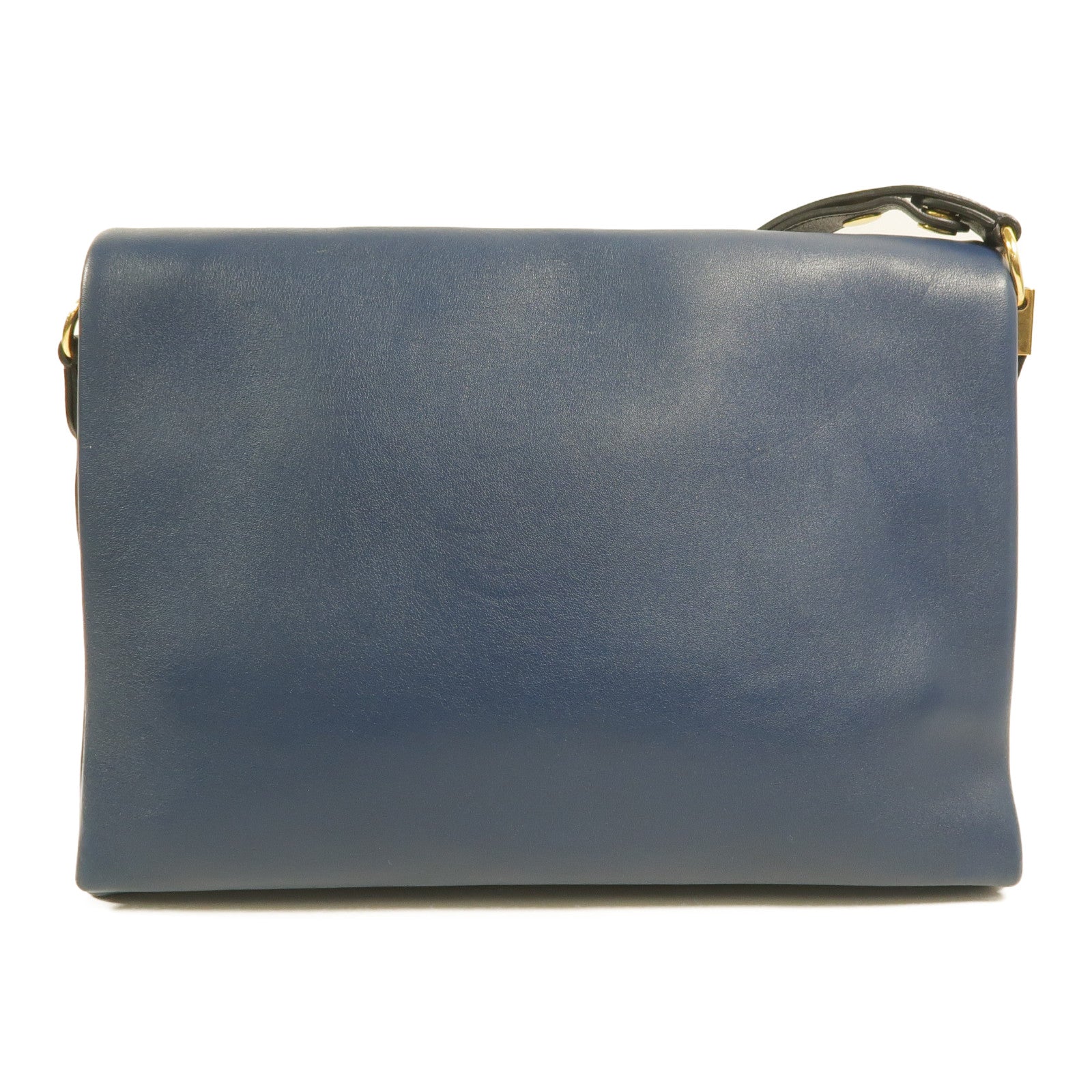 CELINE 牛皮皮革Blade Flap Bag肩背袋