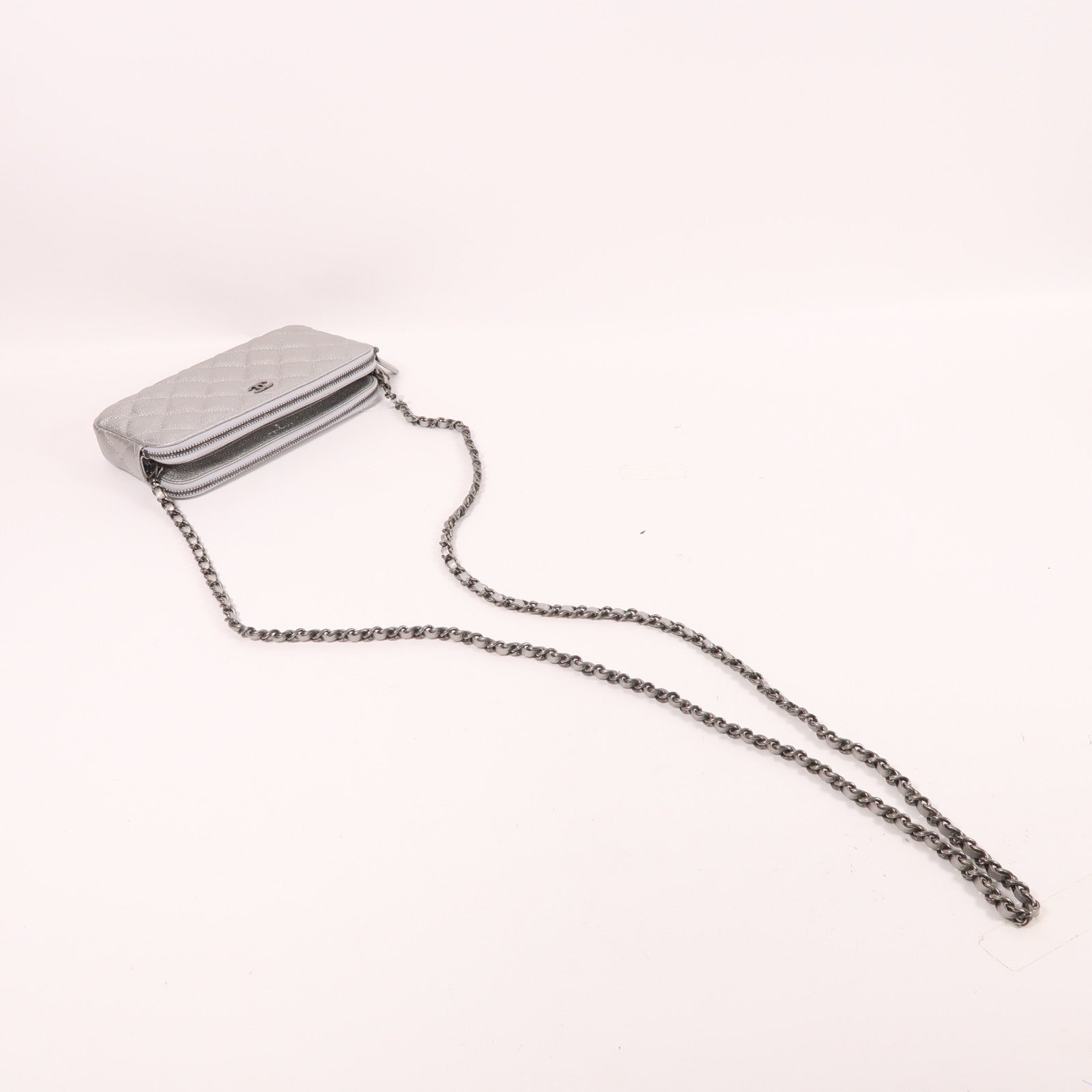 CHANEL 牛皮皮革Chain Shoulder鏈帶肩背袋