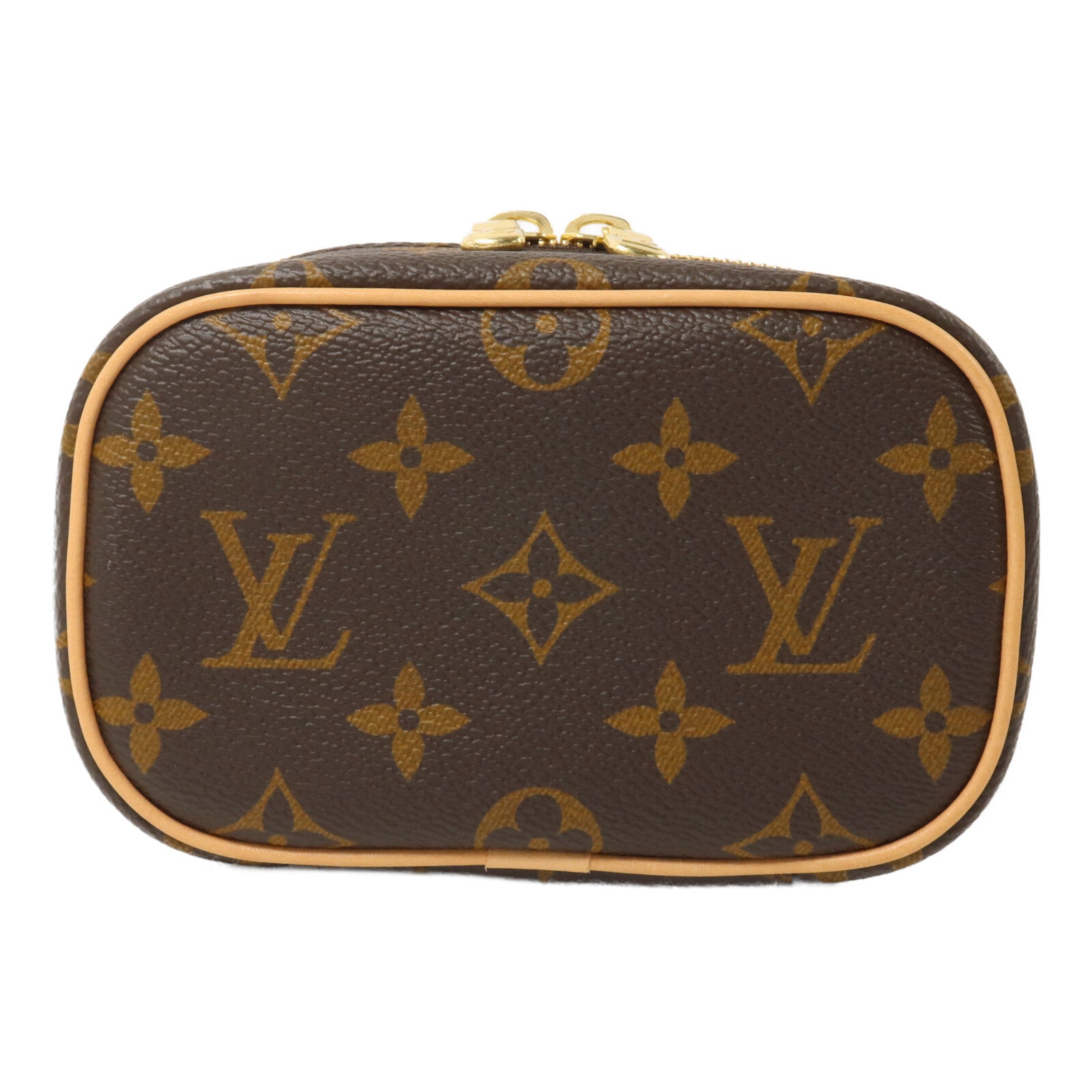 LOUIS VUITTON Monogram Nice Nano鏈帶手挽肩背兩用袋
