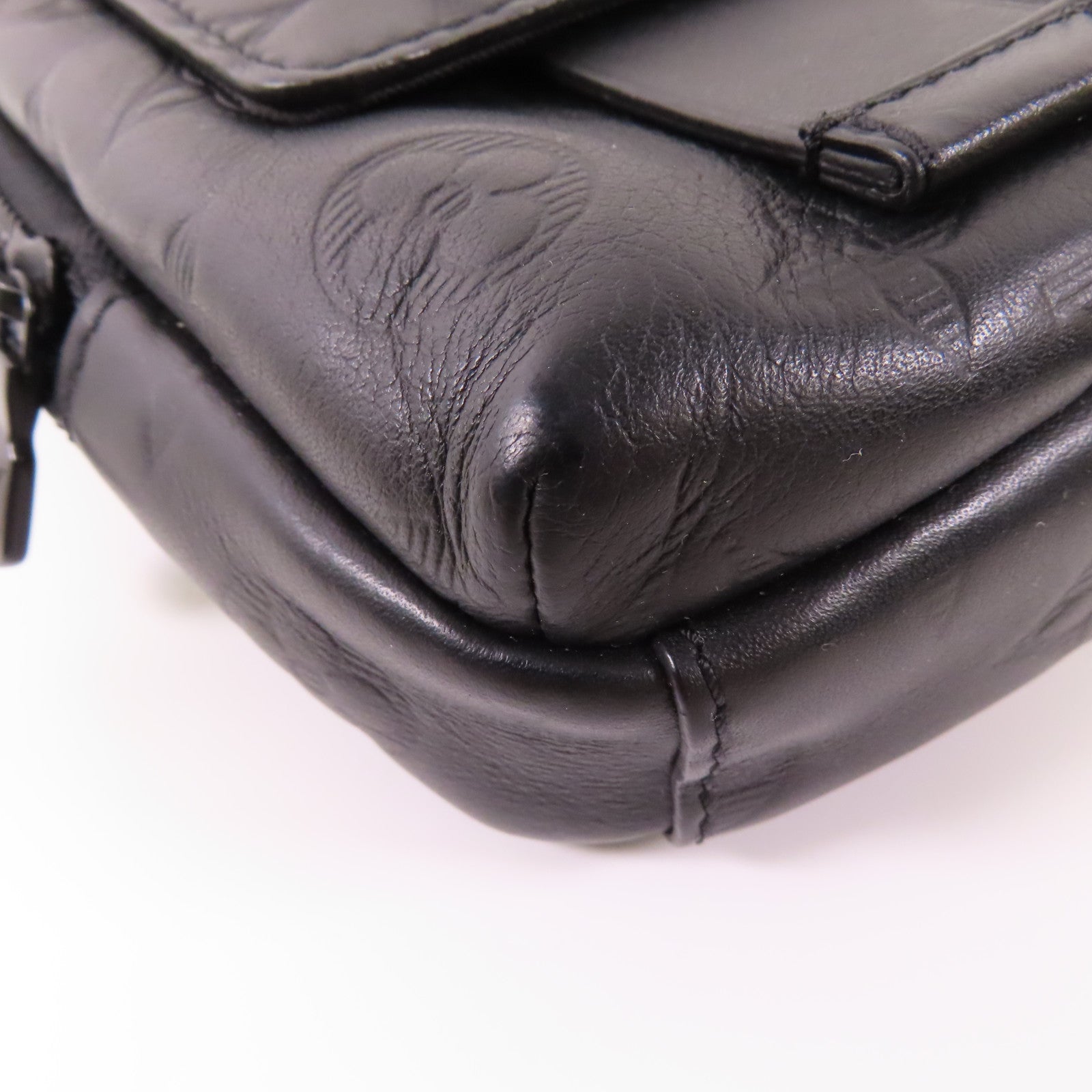 LOUIS VUITTON Monogram Shadow Double Phone Pouch NM肩背袋