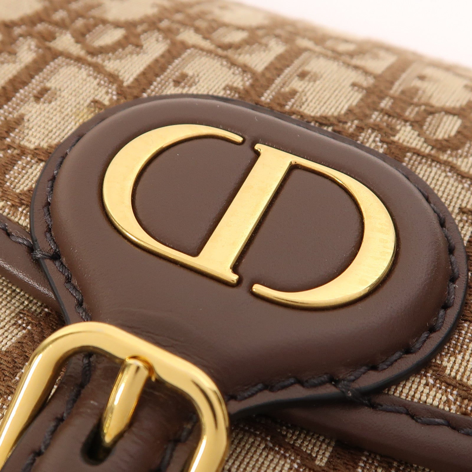 Dior 【激減優惠】帆布Bobby金扣肩背袋