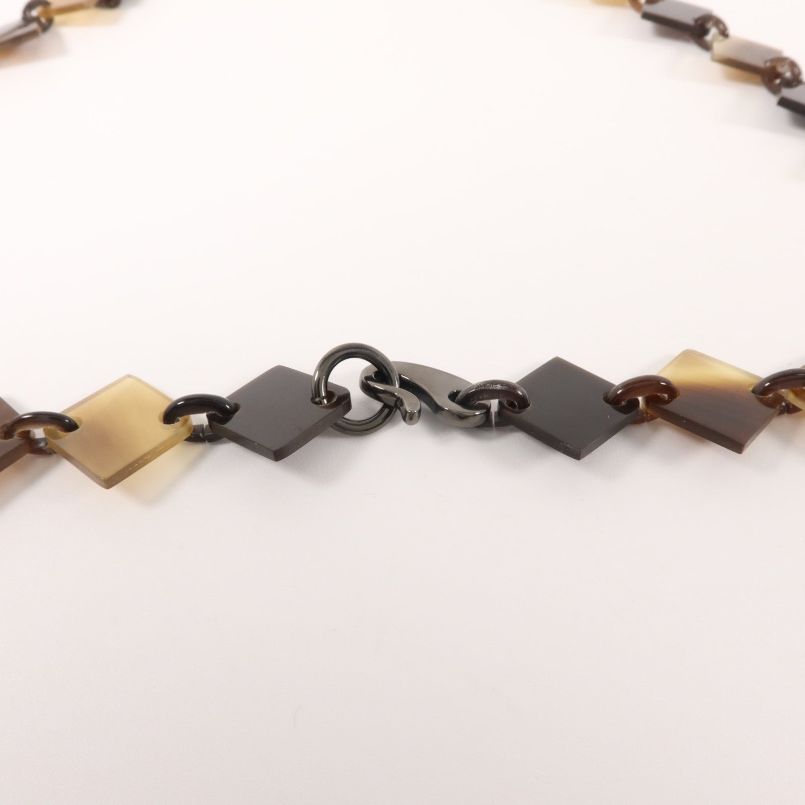 HERMES 水牛角/漆木Lena Necklace項鍊
