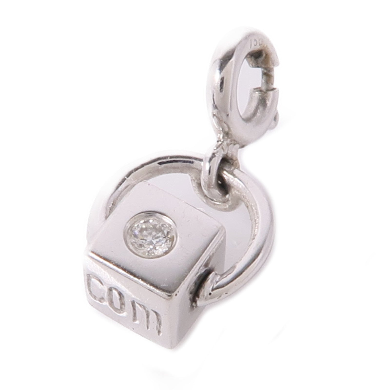 JEWELRY 18K白金Diamond Pendant Top鑽石吊墜