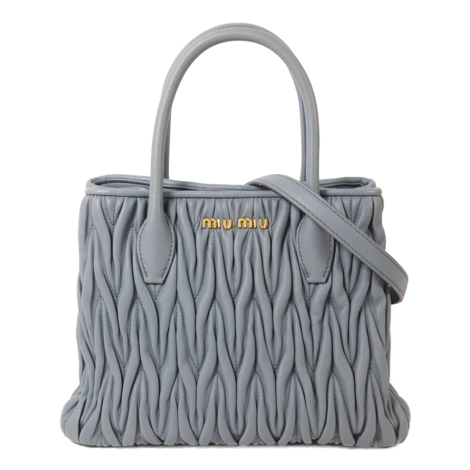 Miu Miu 羊皮皮革2 Way Shoulder手挽肩背兩用袋