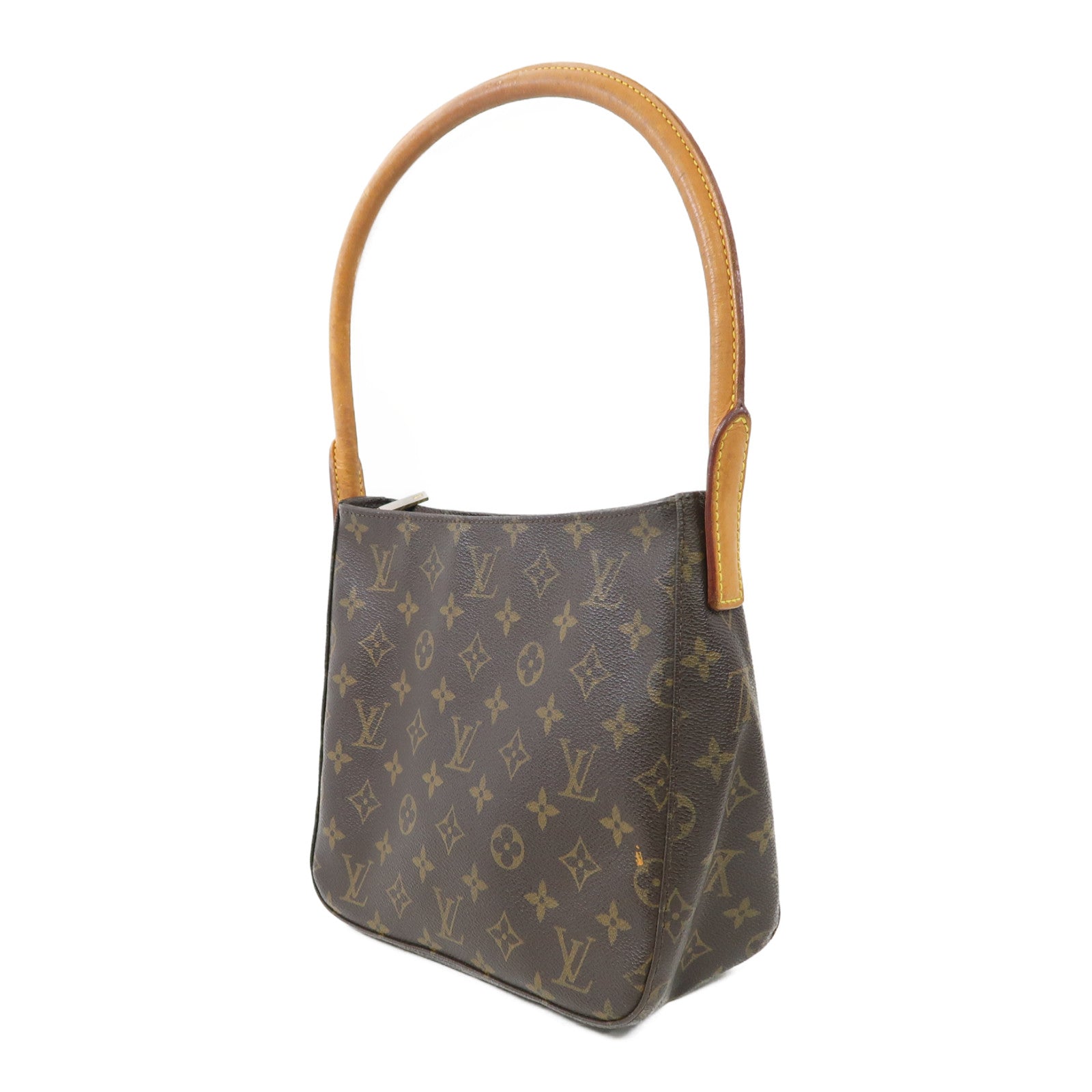 LOUIS VUITTON 【激減優惠】Monogram Looping MM金扣肩背袋啡色