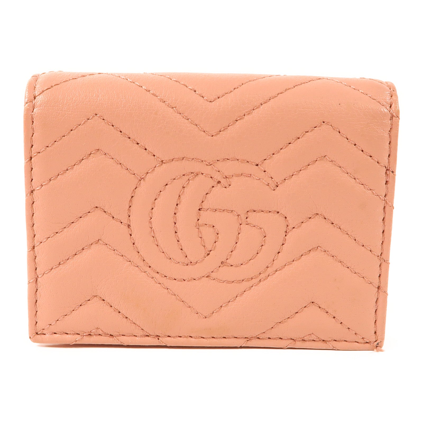 GUCCI 牛皮皮革GG Marmont Wallet錢包
