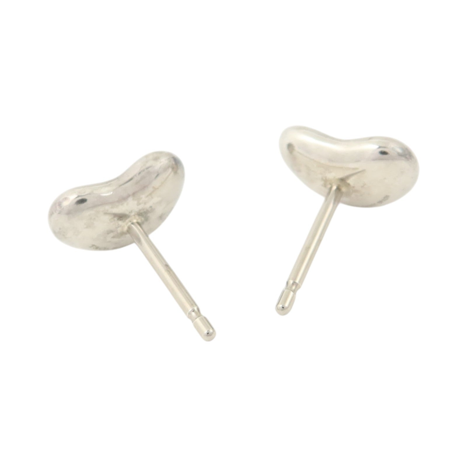 TIFFANY＆CO 925純銀Elsa Peretti Bean Design Earrings耳環