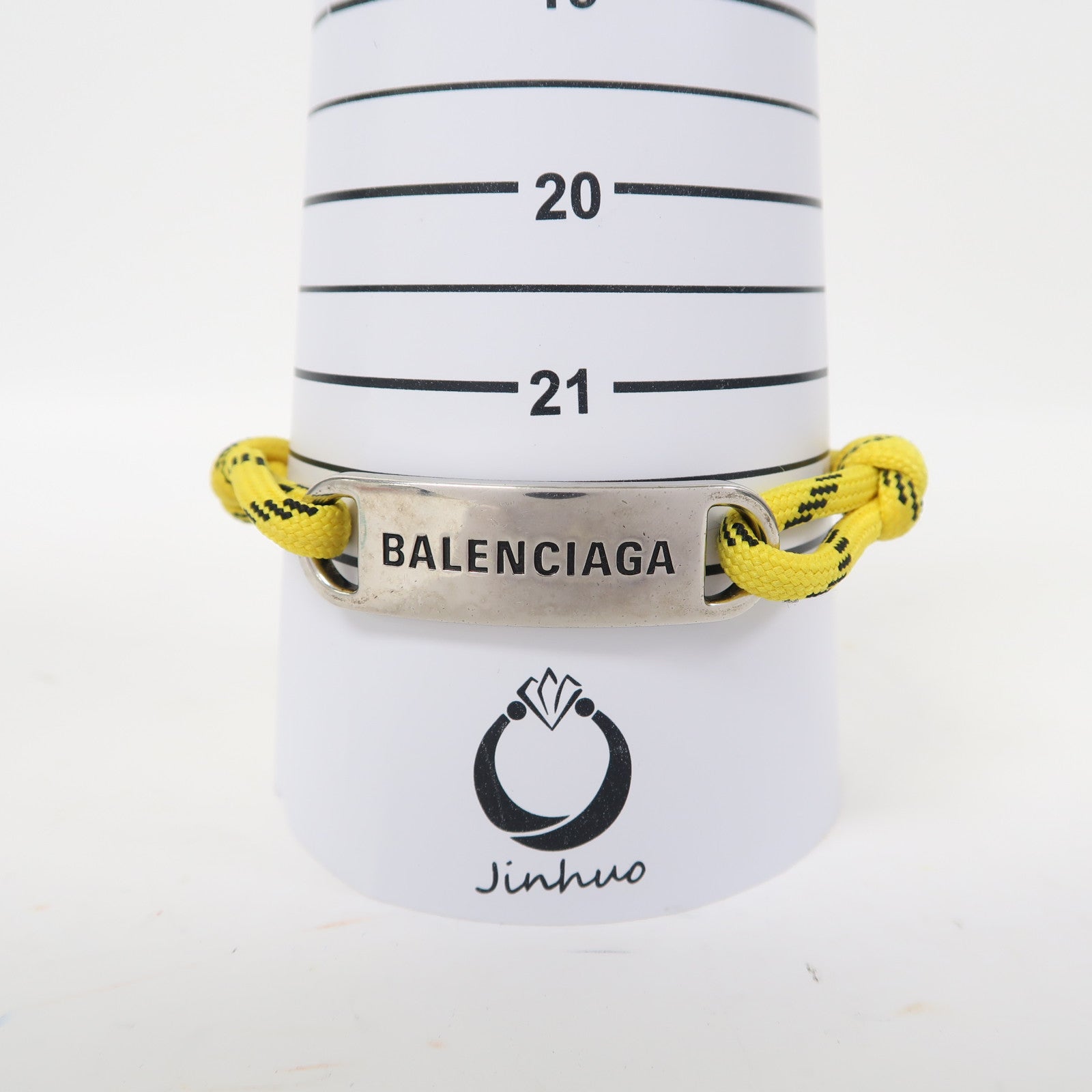 BALENCIAGA 【激減優惠】金屬Plate Bracelet手鏈黃色