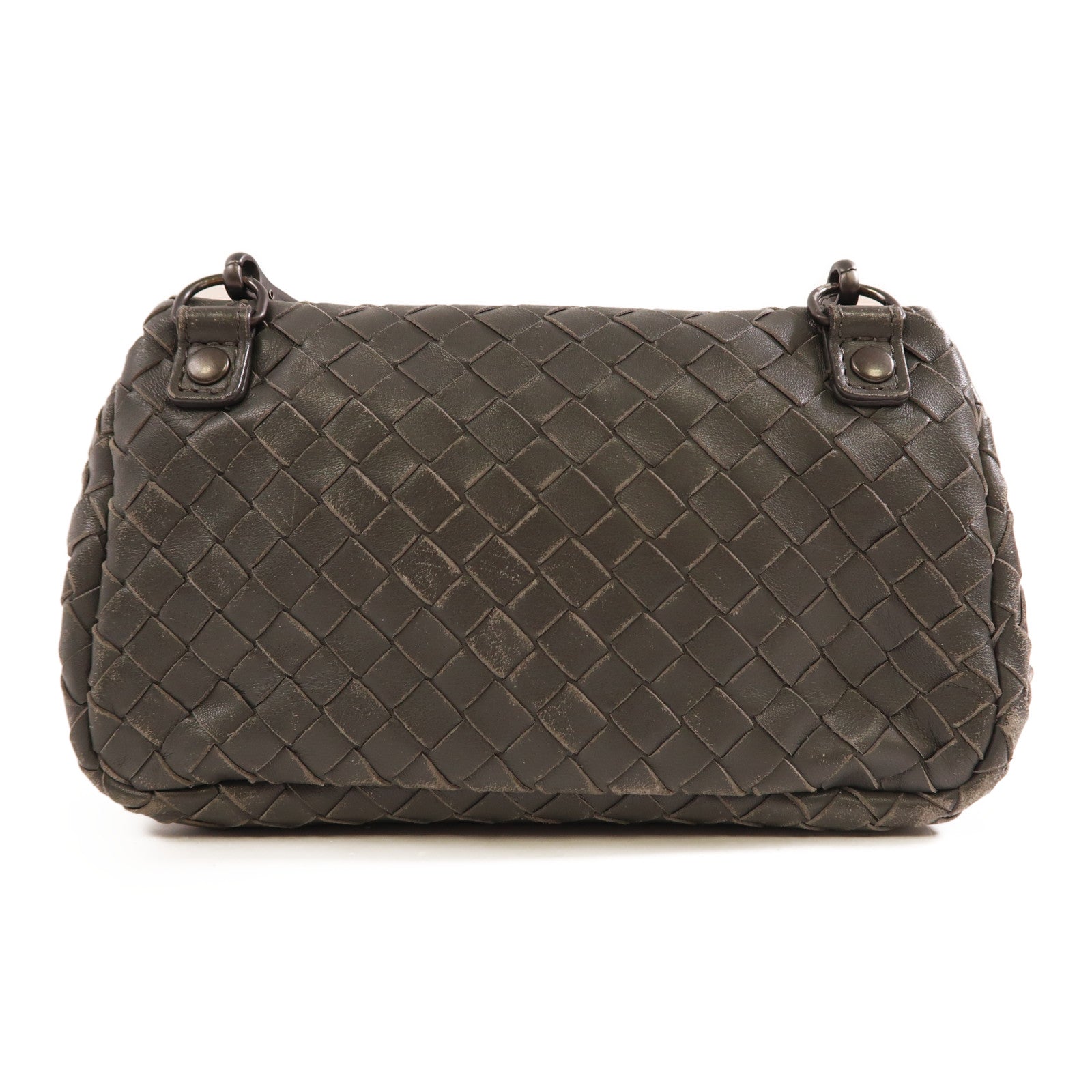 BOTTEGA VENETA 牛皮皮革Chain Shoulder鏈帶肩背手拿包兩用袋