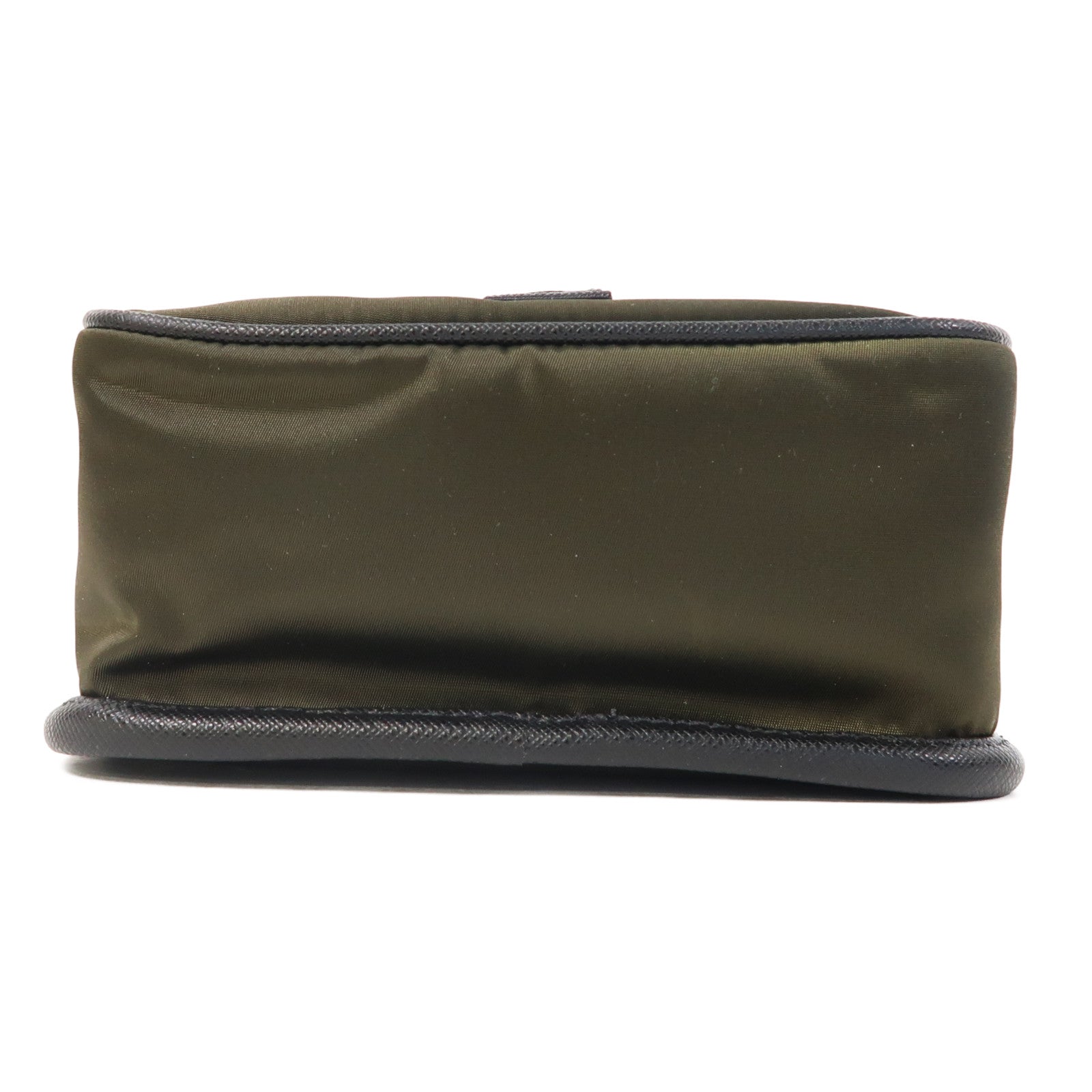 PRADA 尼龍Shoulder Bag銀扣肩背袋綠色
