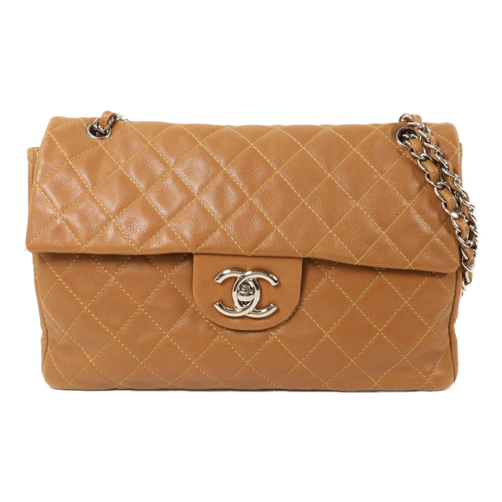 CHANEL 牛皮皮革Seasonal鏈帶肩背袋