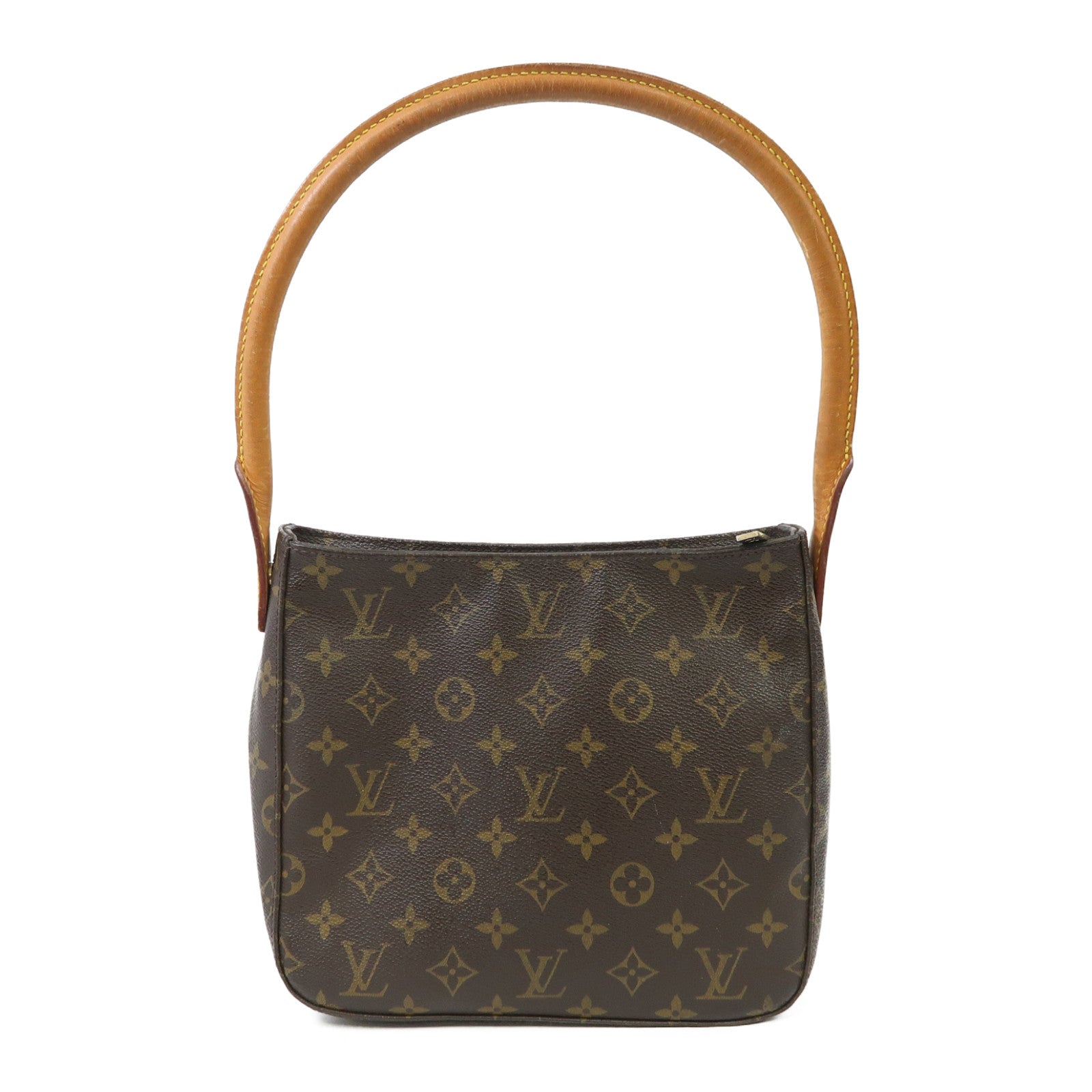 LOUIS VUITTON 【激減優惠】Monogram Looping MM金扣肩背袋啡色