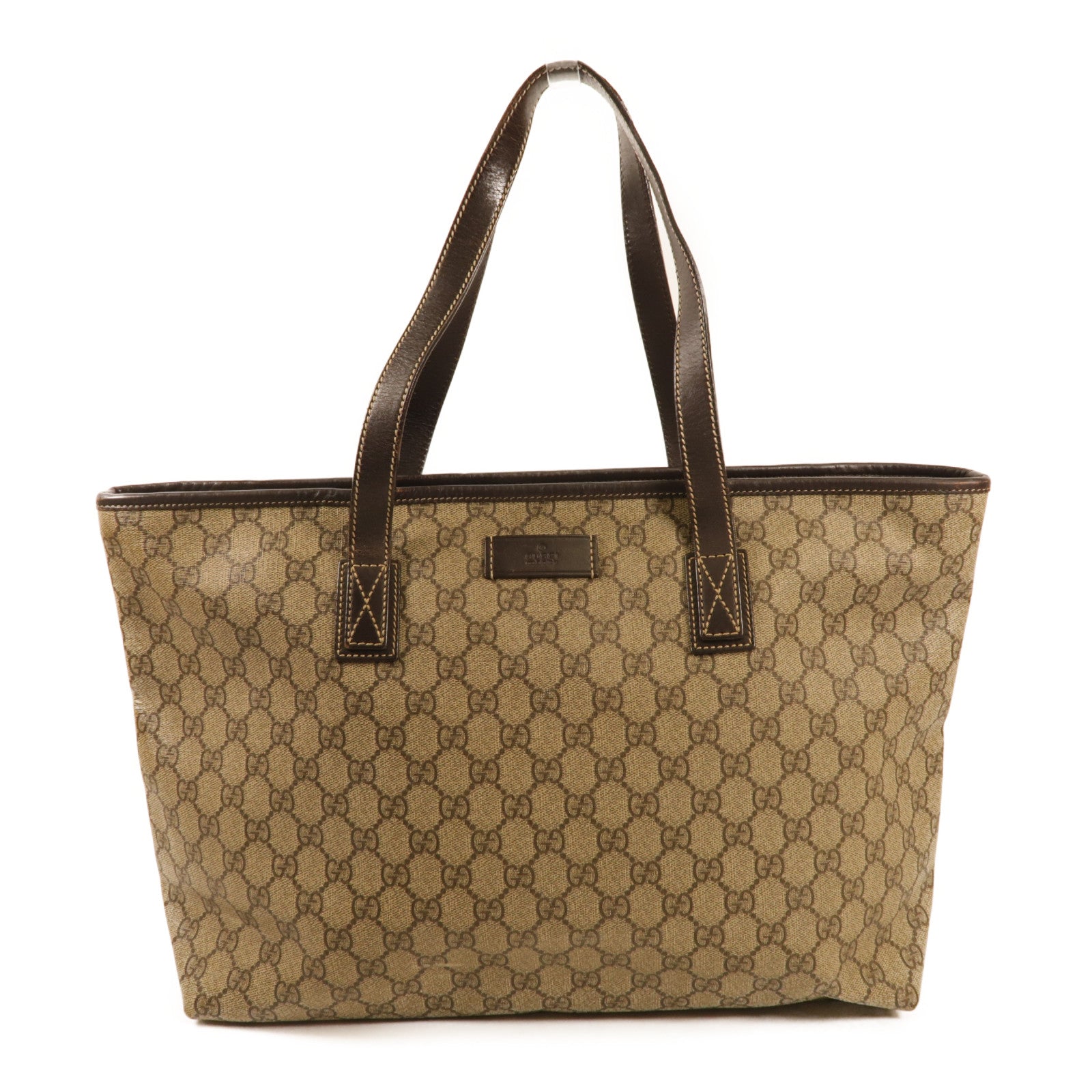 GUCCI 塗層帆布GG Tote Bag肩背袋